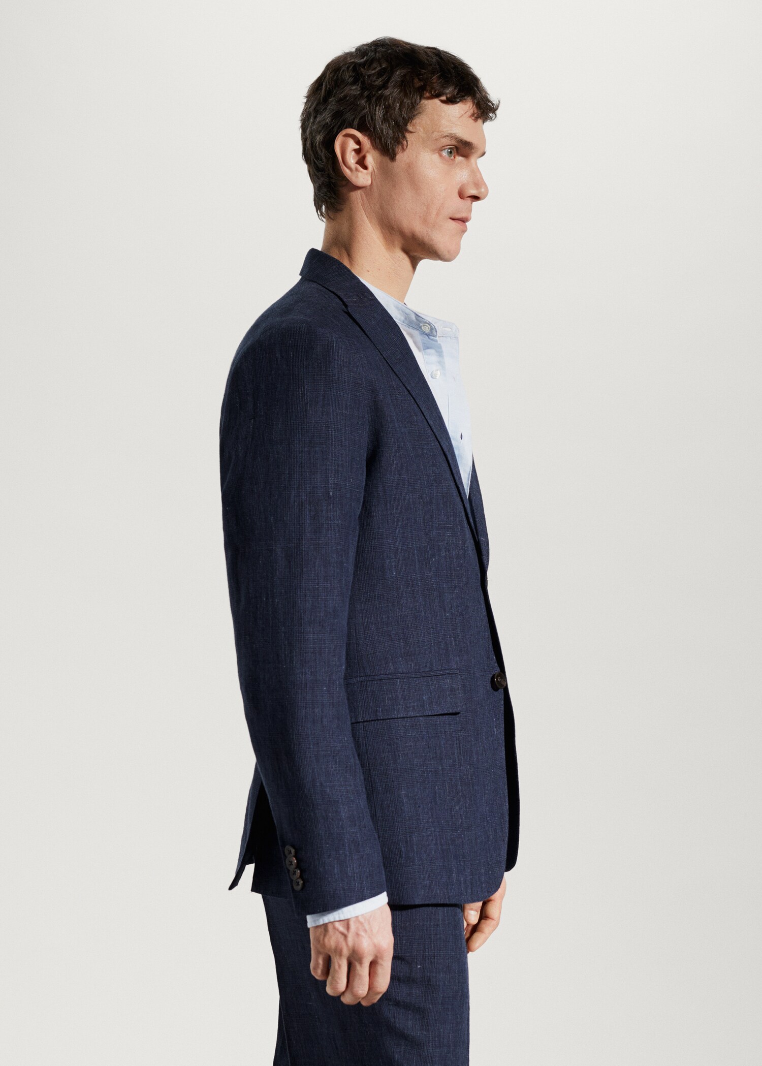 Blazer suit 100% linen - Details of the article 2