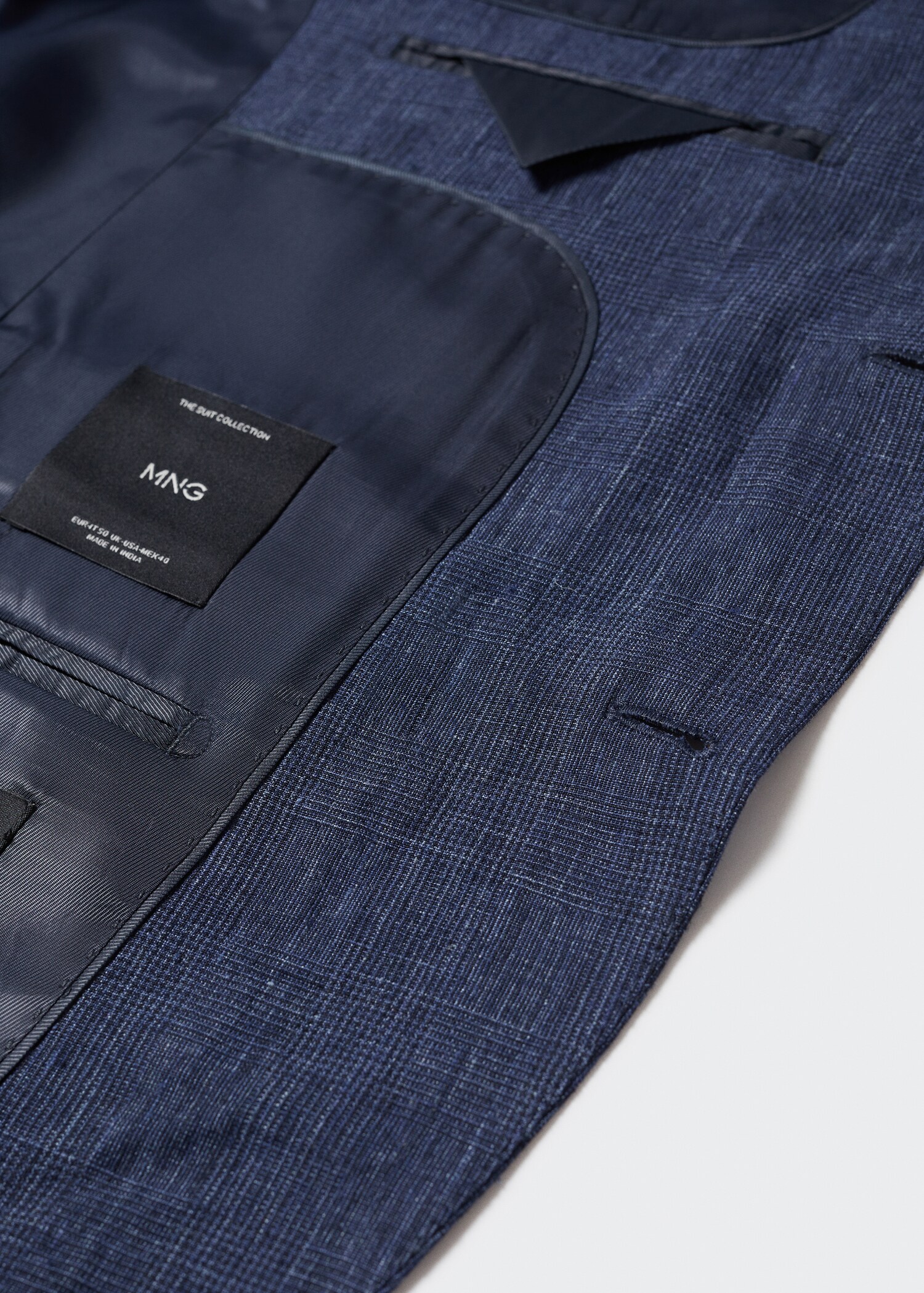 Blazer suit 100% linen - Details of the article 8