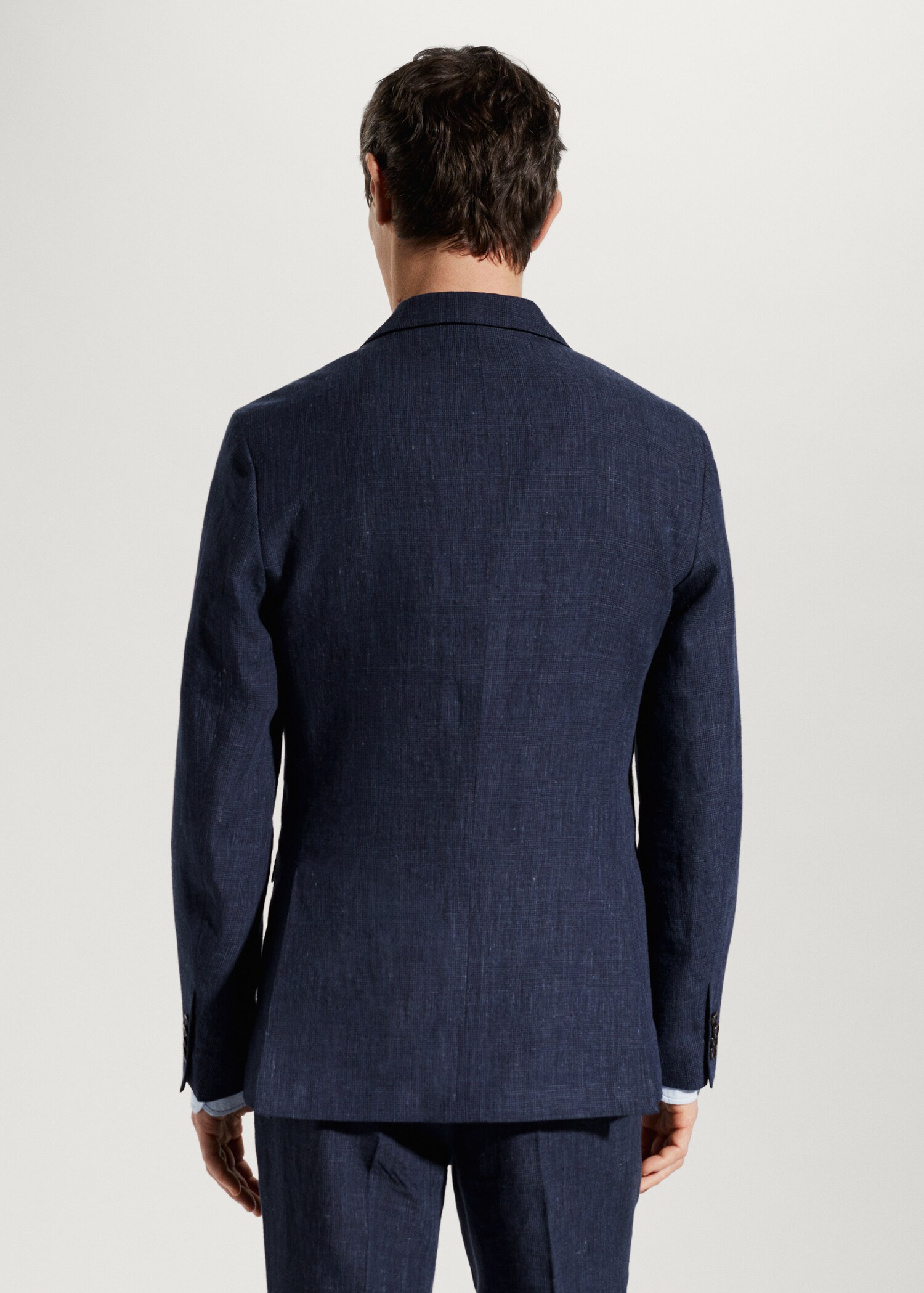 Blazer suit 100% linen - Reverse of the article