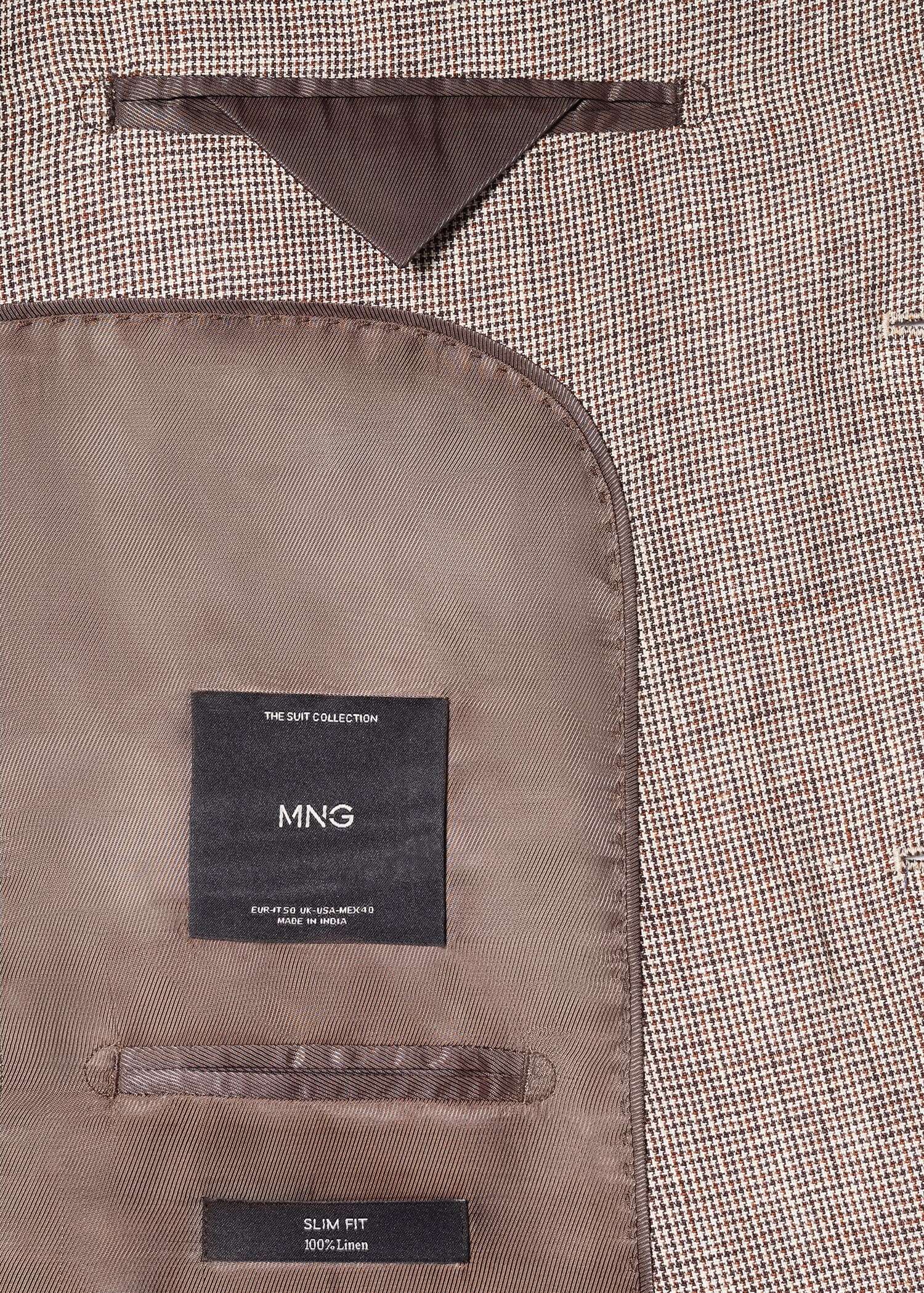 Blazer suit 100% linen - Details of the article 0