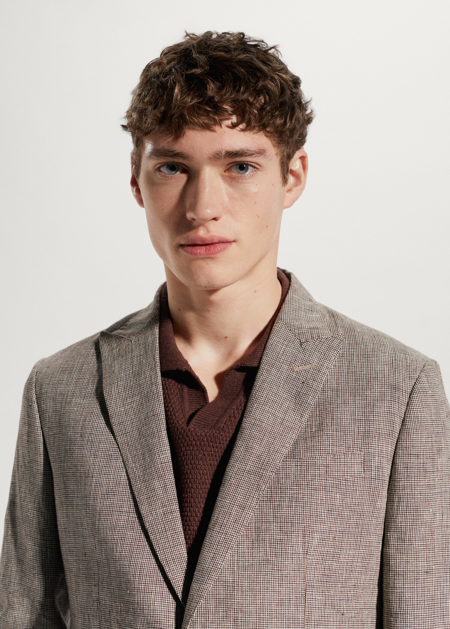 Blazer suit 100% linen - Details of the article 1