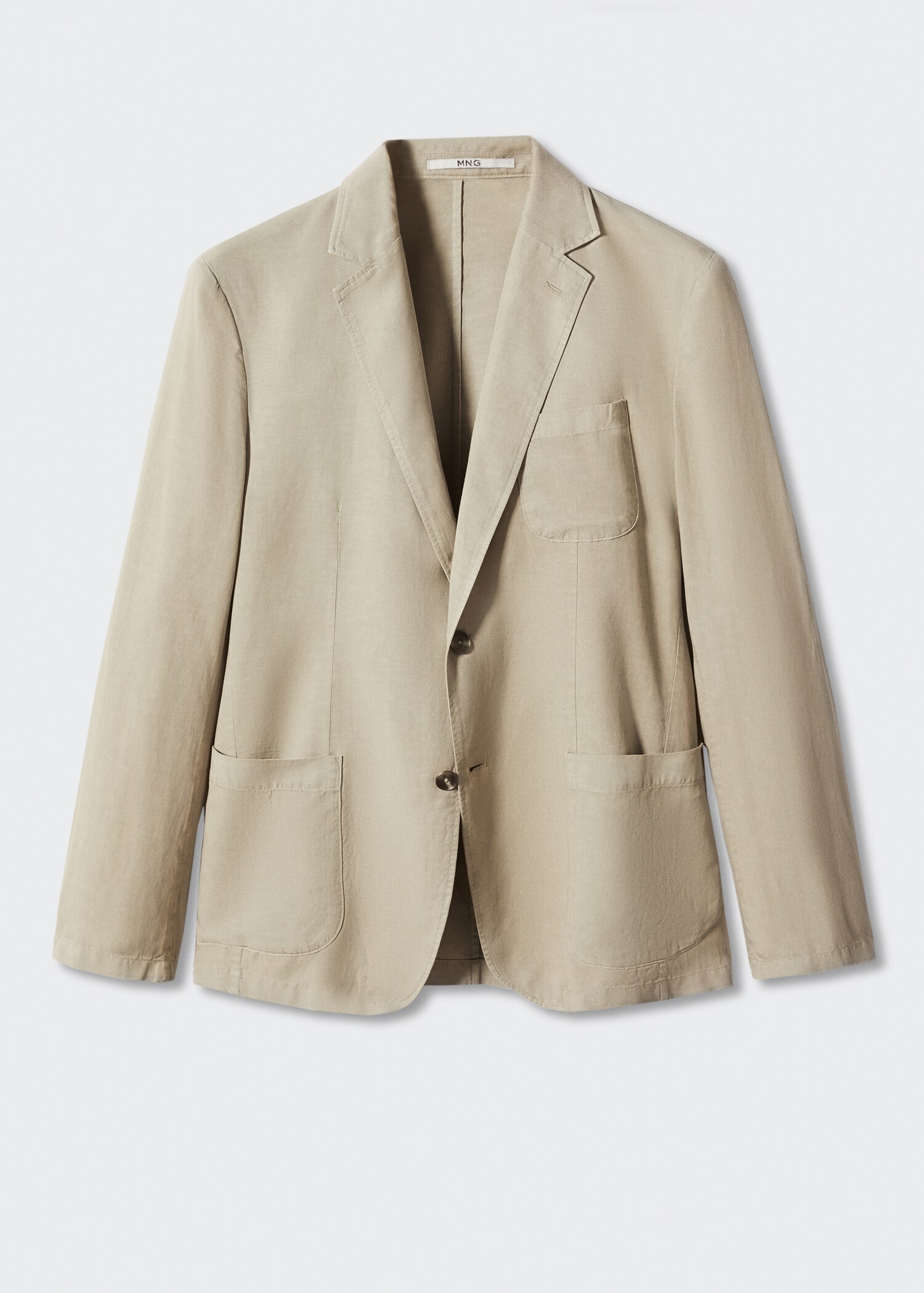 Veste slim fit lin coton - Article sans modèle
