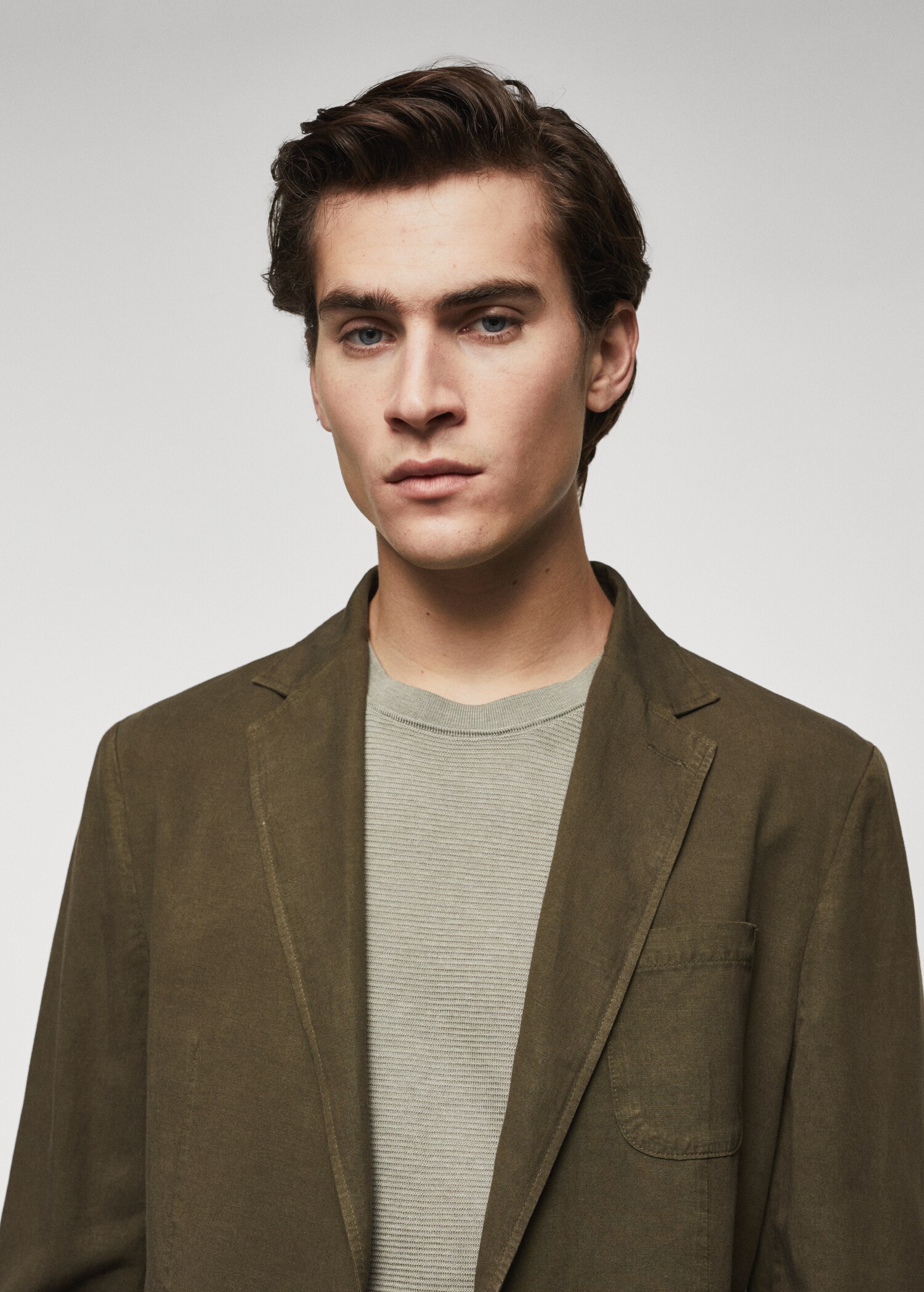 Veste slim fit lin coton - Détail de l'article 1