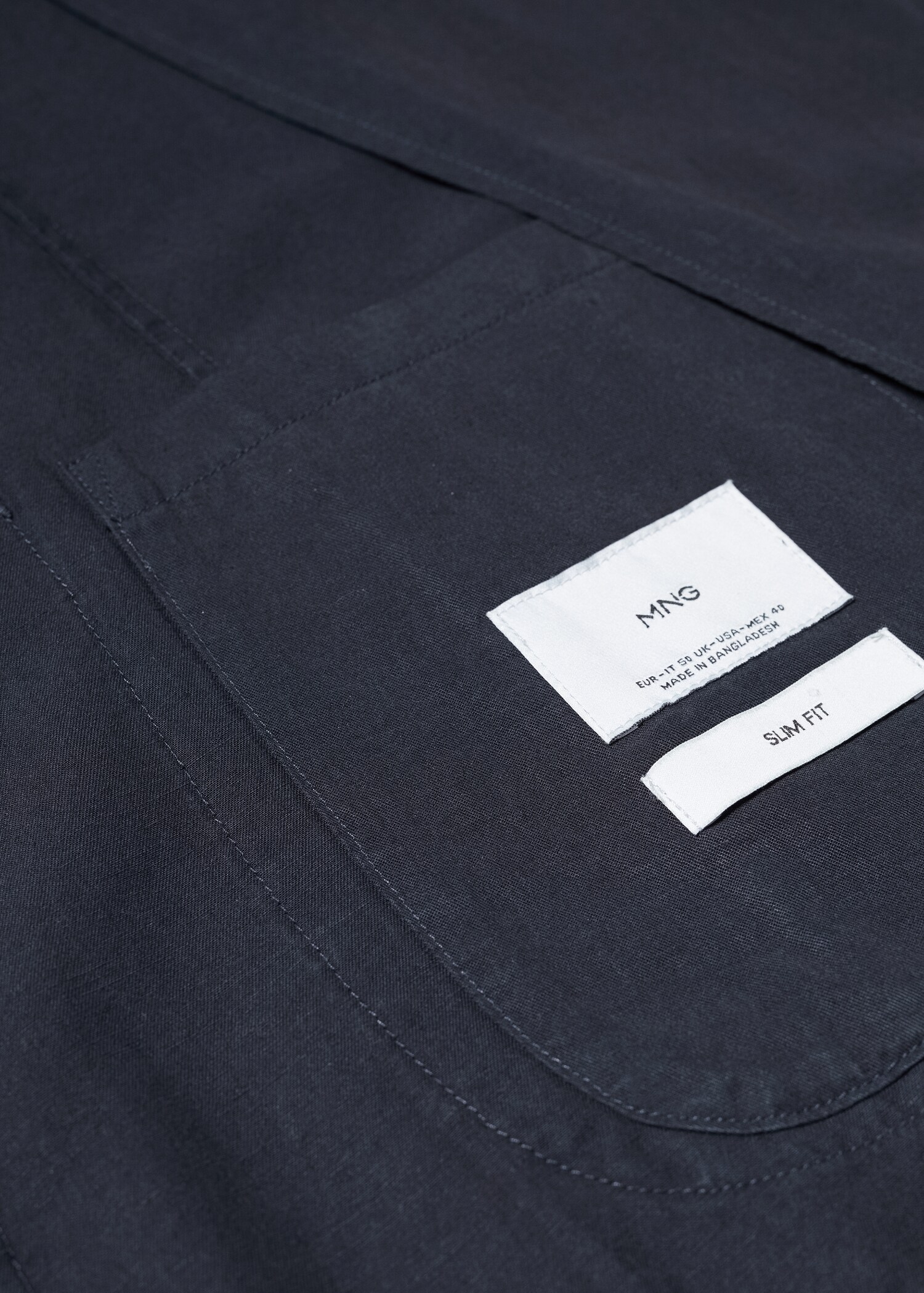 Veste slim fit lin coton - Détail de l'article 8