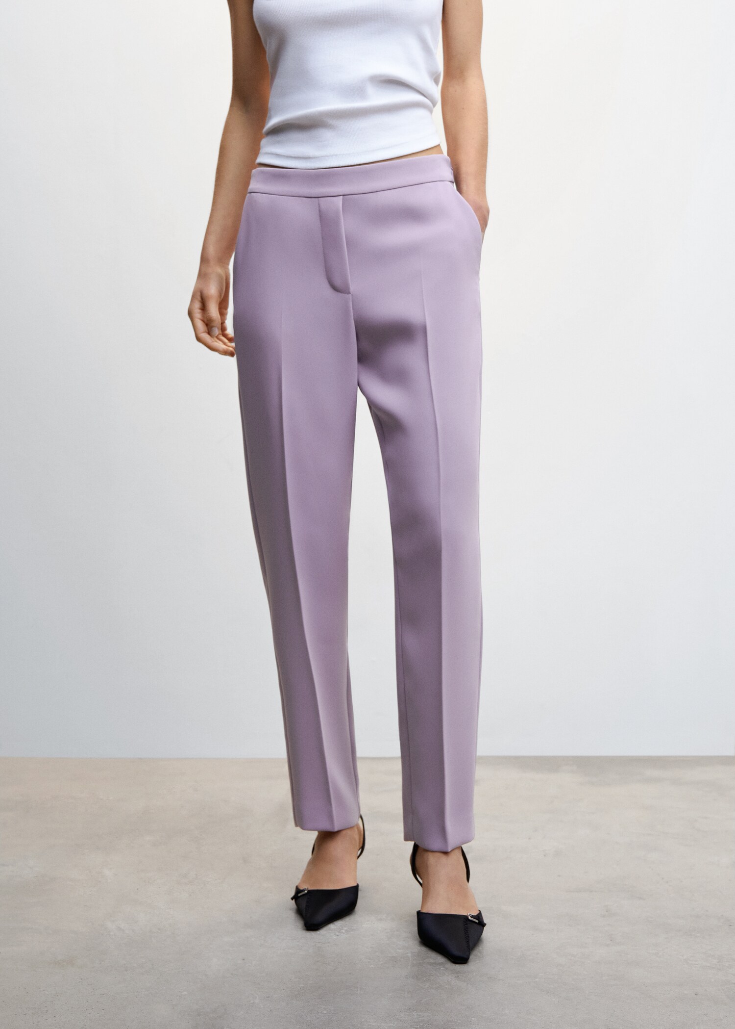 Pantalon fluide costume - Plan moyen