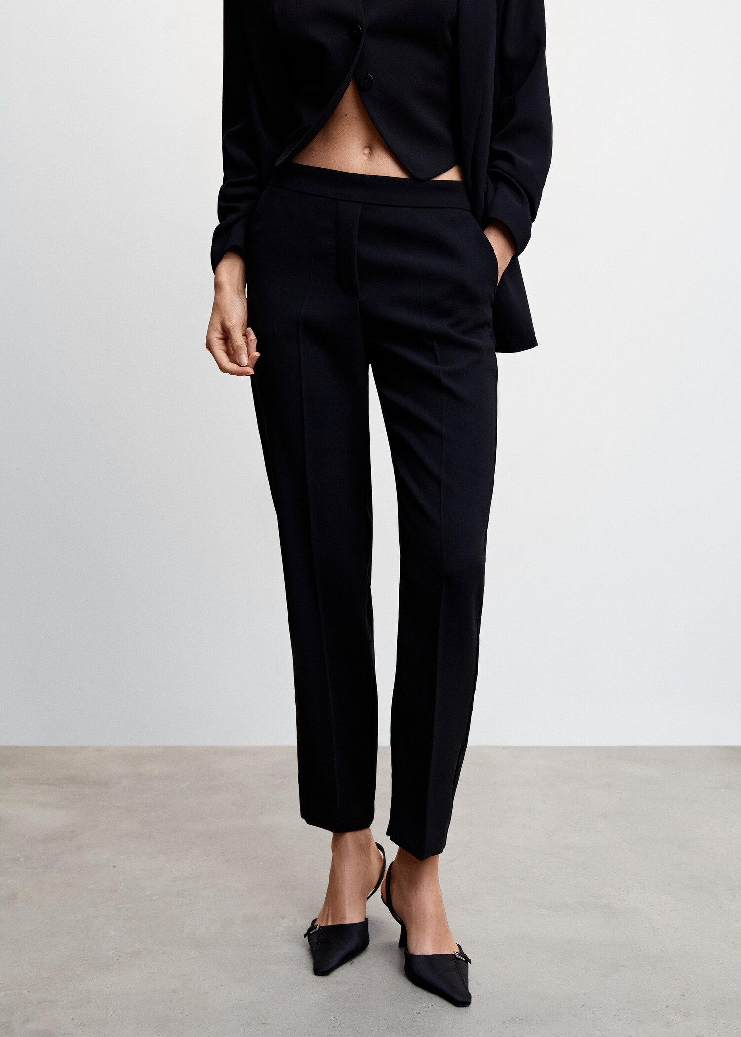 Pantalon fluide costume - Plan moyen