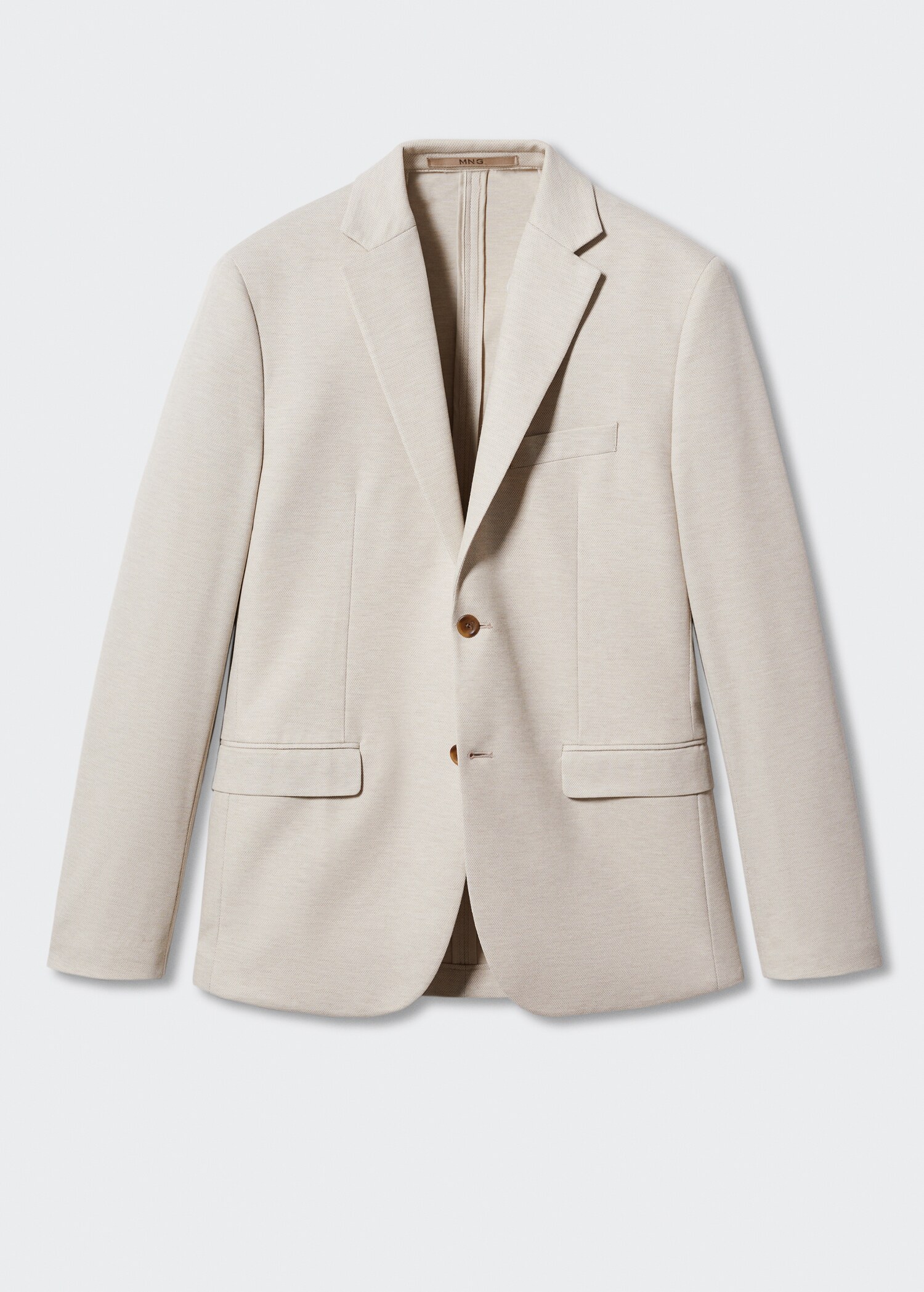 Veste slim fit microstructure - Article sans modèle