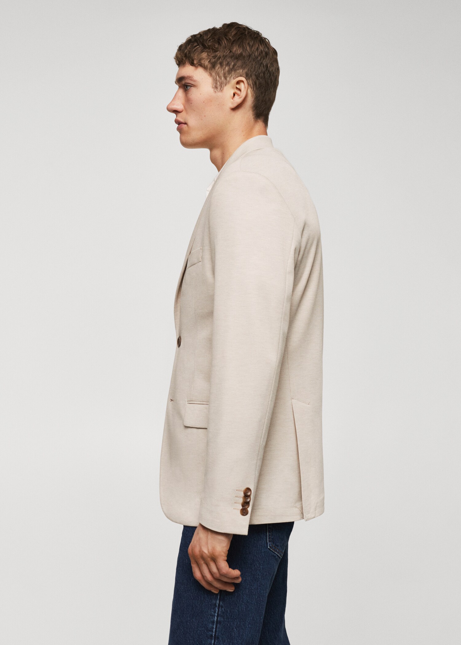 Veste slim fit microstructure - Détail de l'article 2