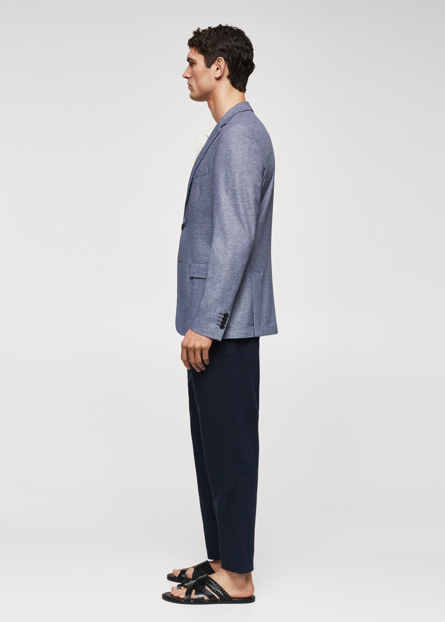 Veste slim fit microstructure - Détail de l'article 6