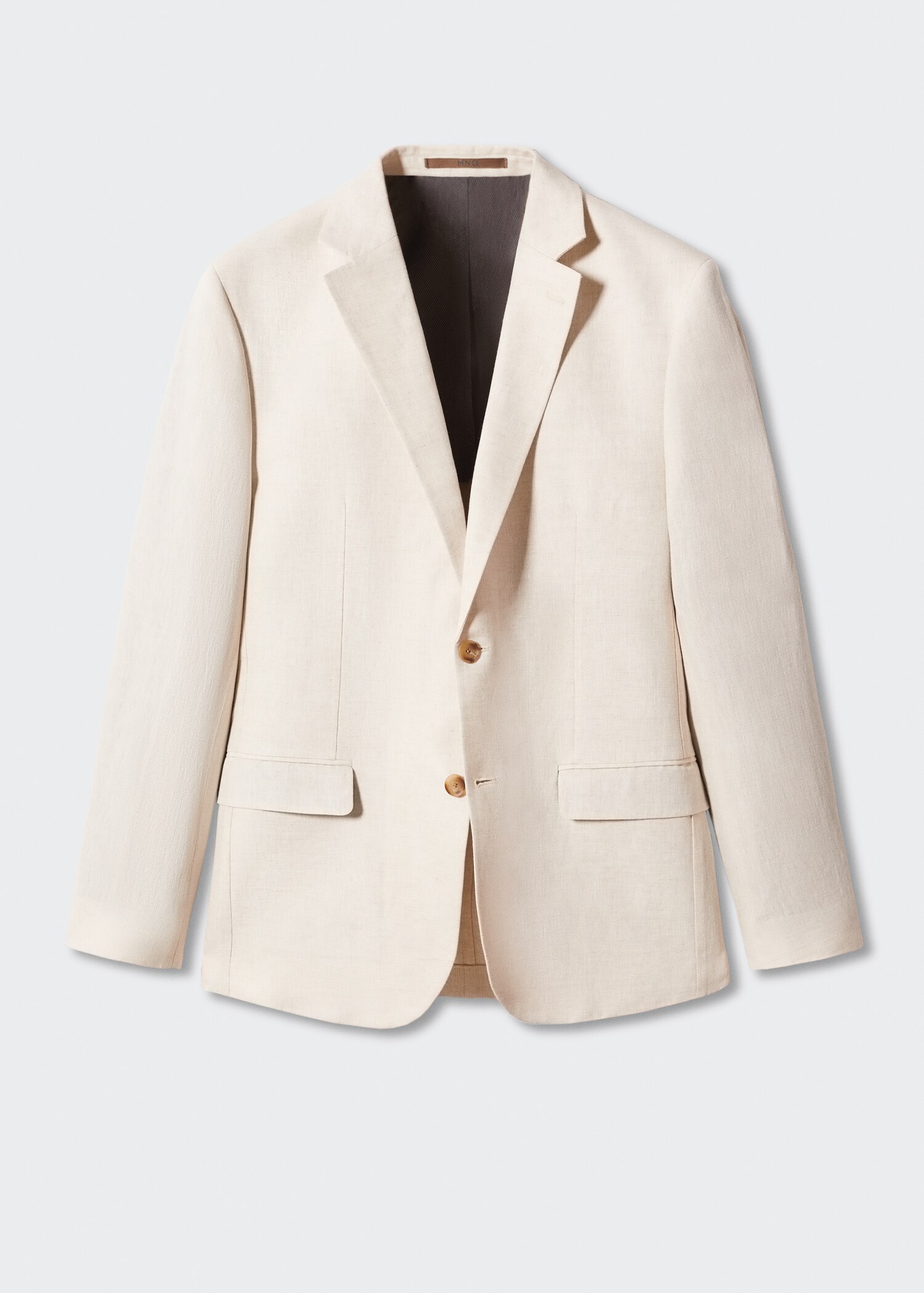 100% linen slim fit blazer - Article without model