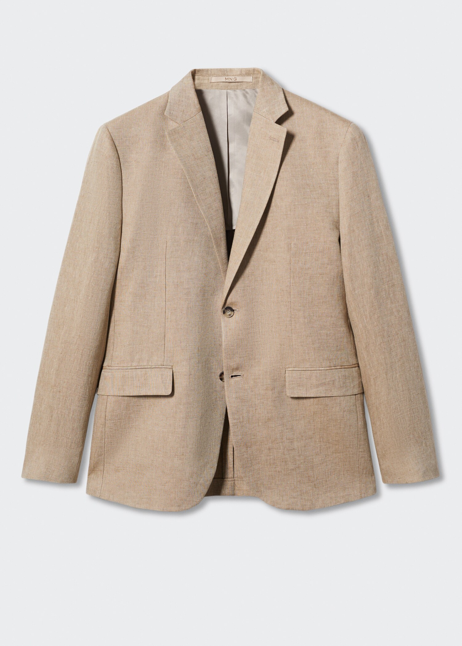 100% linen slim fit blazer - Article without model