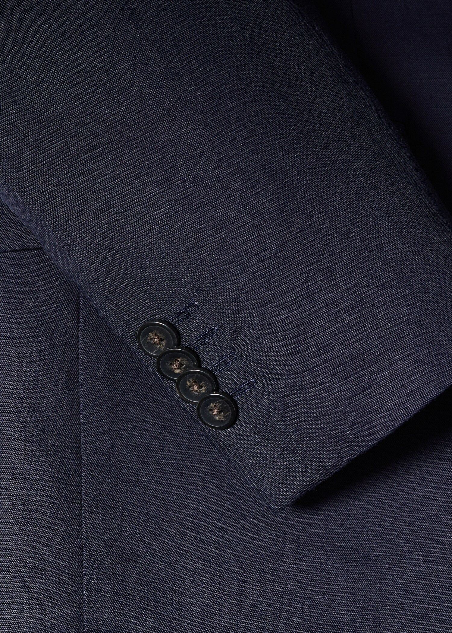 Slim fit linen suit blazer - Details of the article 8