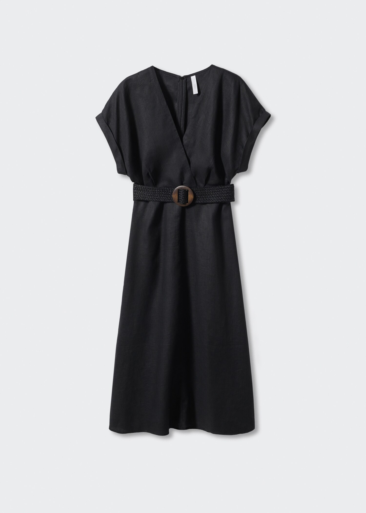 Belt linen dress - Article without model