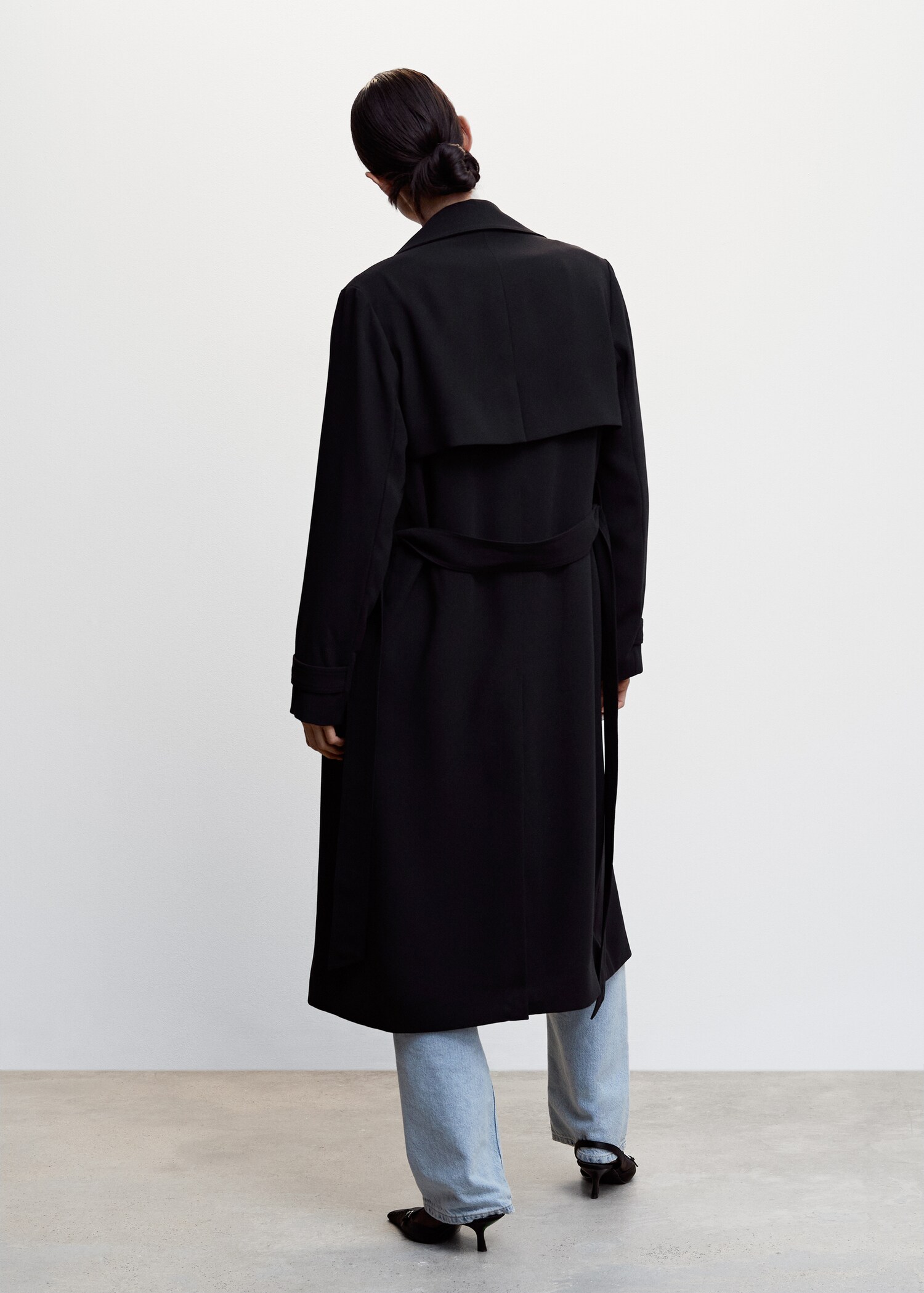 Trench fluide ceinture - Verso de l’article