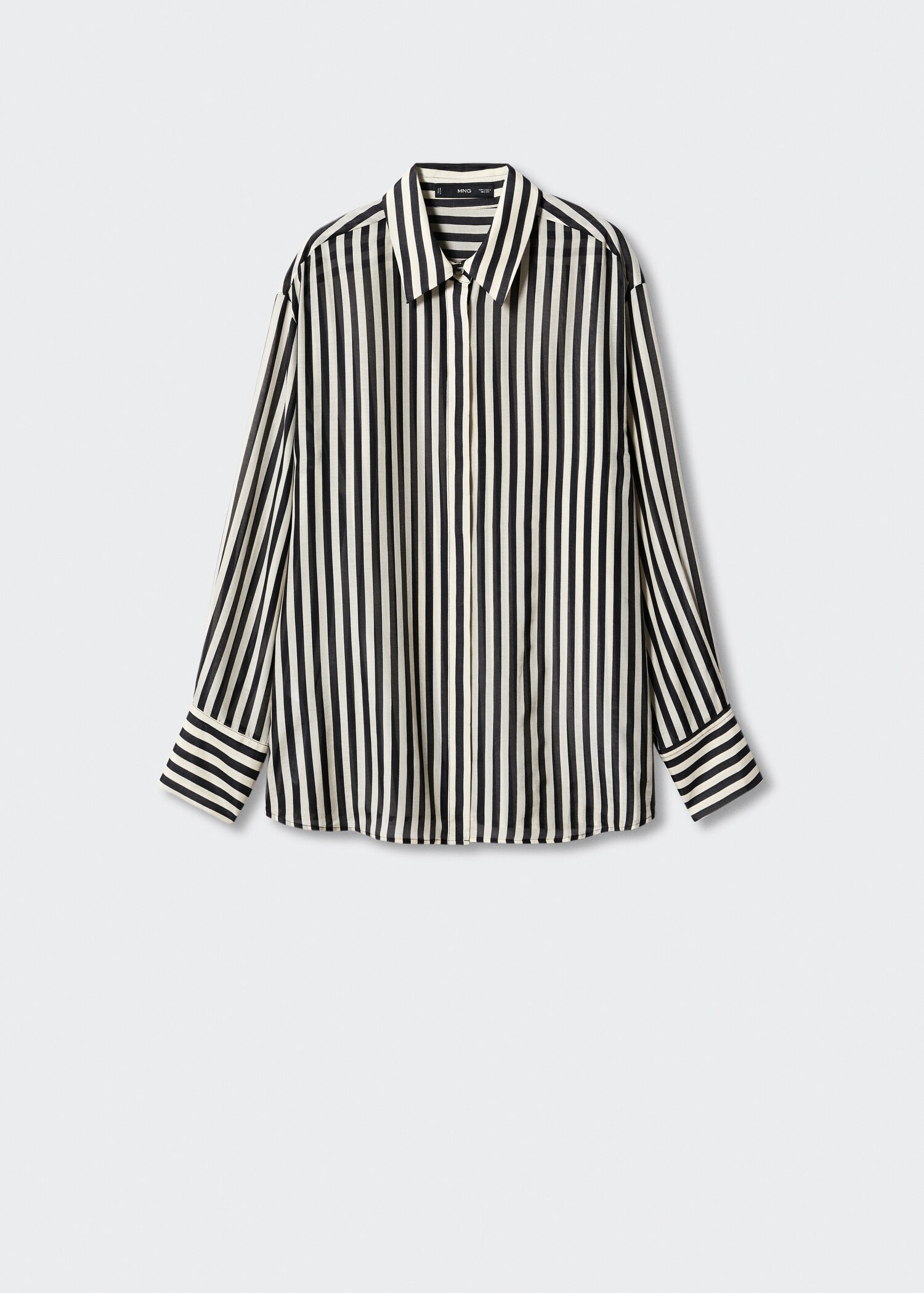 Camisa oversize algodón rayas - Artículo sin modelo