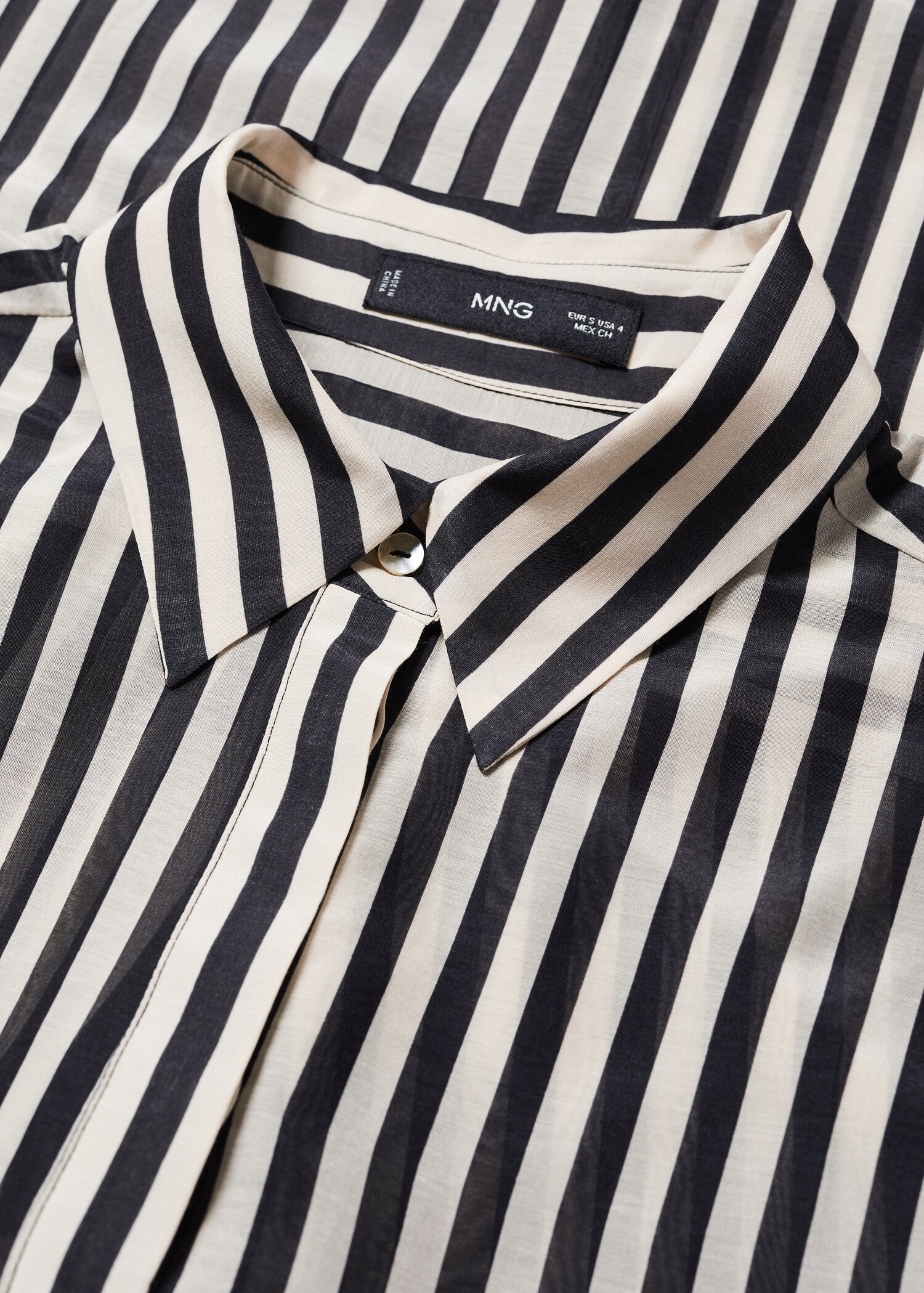 Camisa oversize algodón rayas - Detalle del artículo 8
