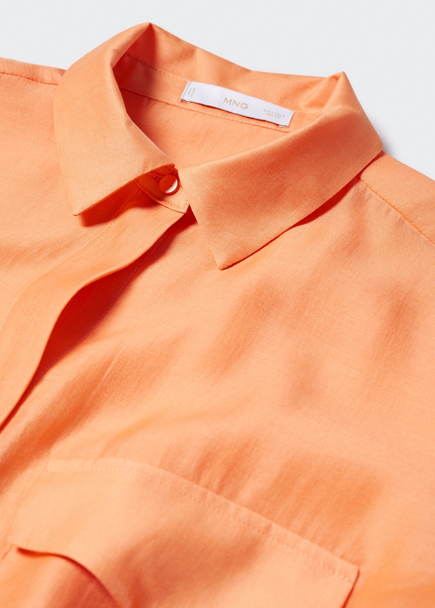Satin pocket shirt - Details of the article 8