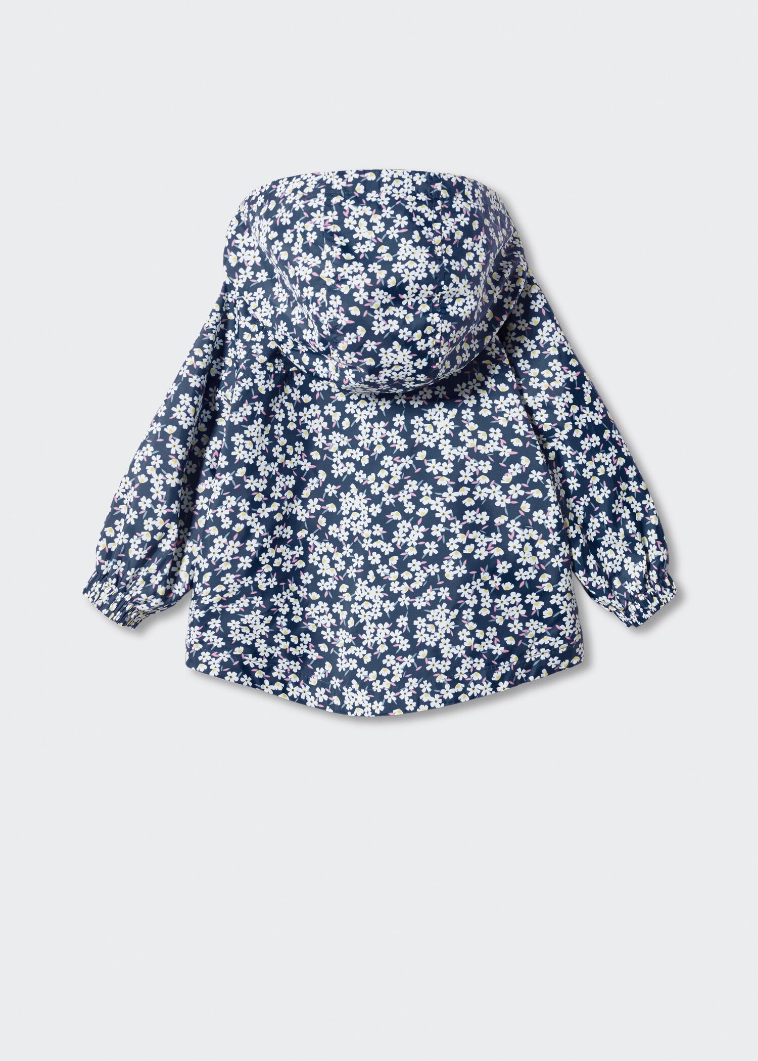 Jacke mit Blumen-Print - Rückseite des Artikels