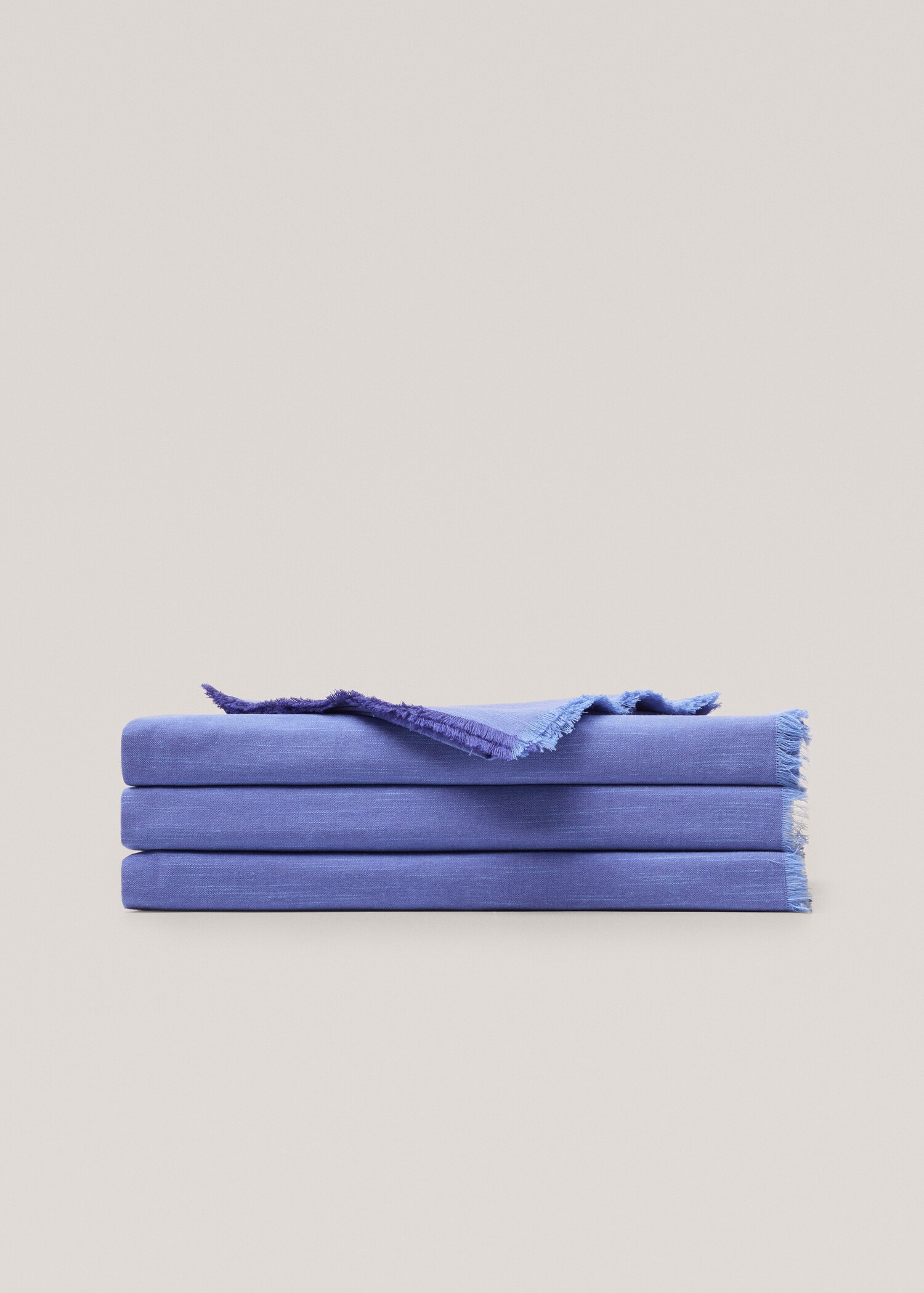 Față de masă din bumbac destrămat 150x150 cm - Articol fără model