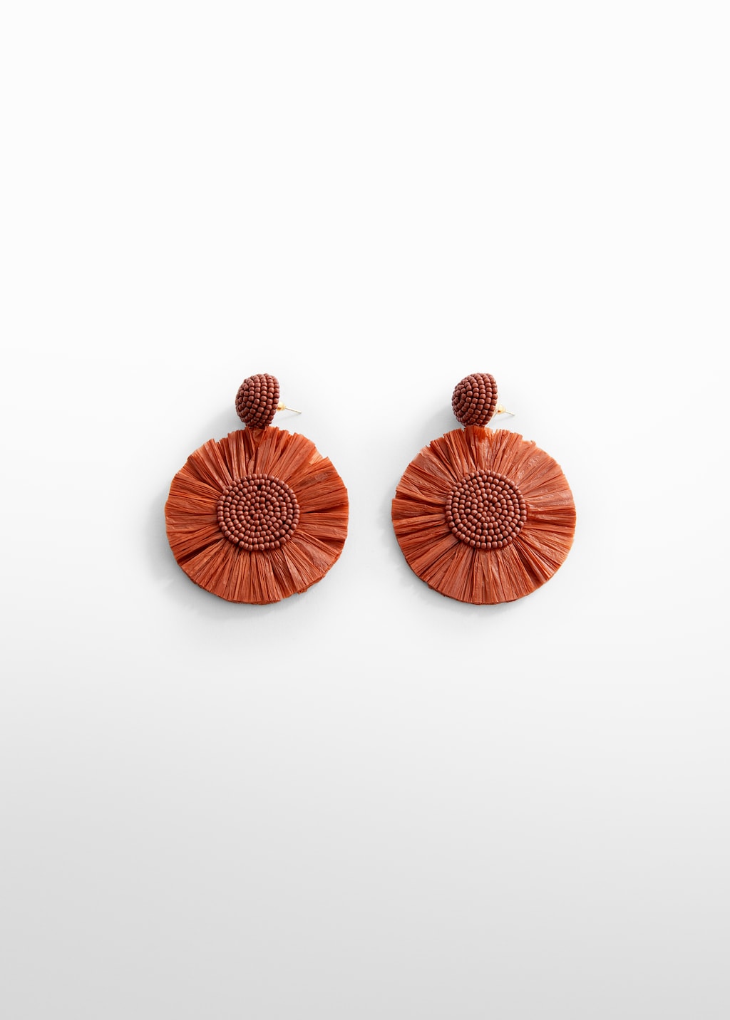 Raffia earrings