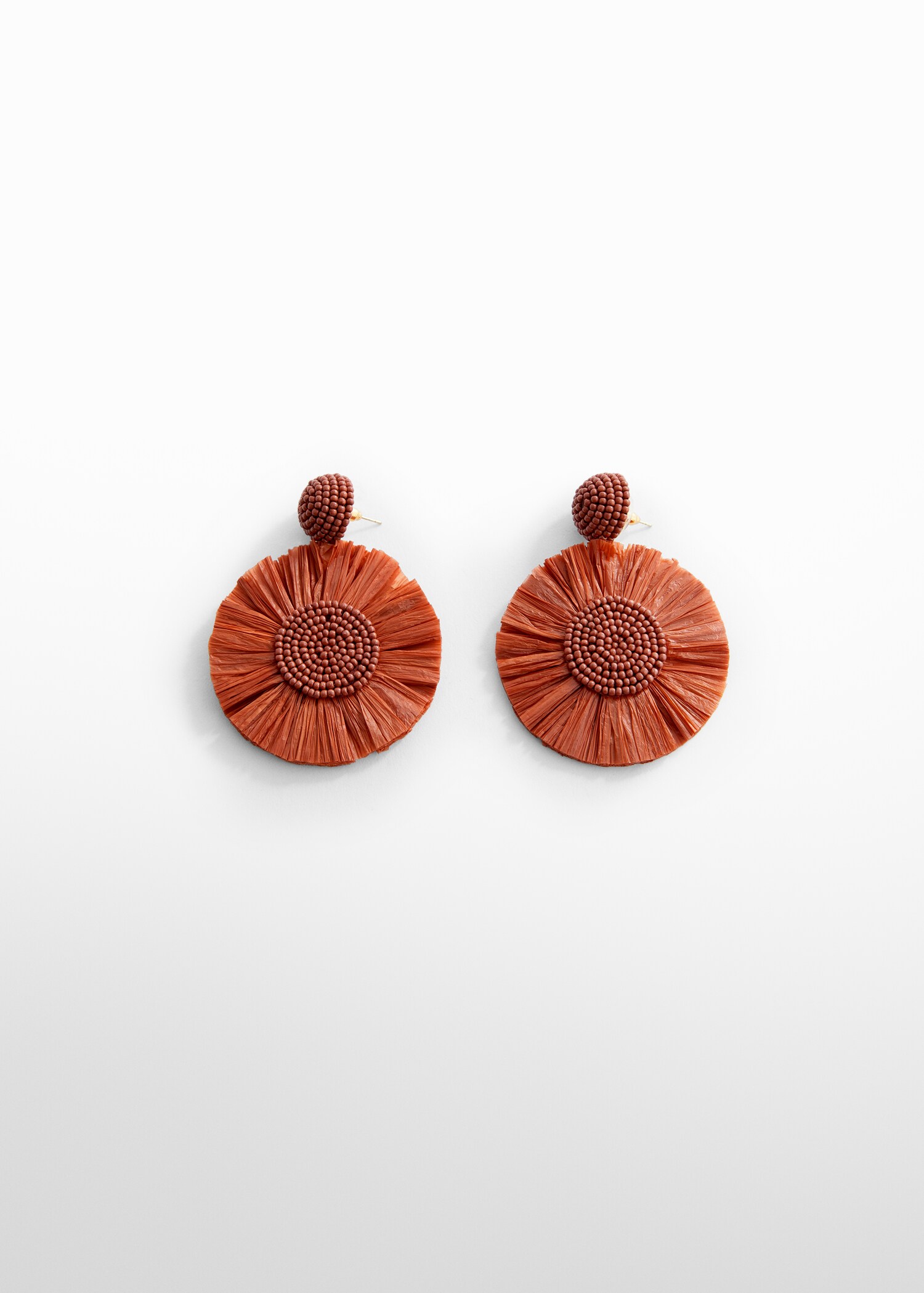 Raffia earrings - Article without model