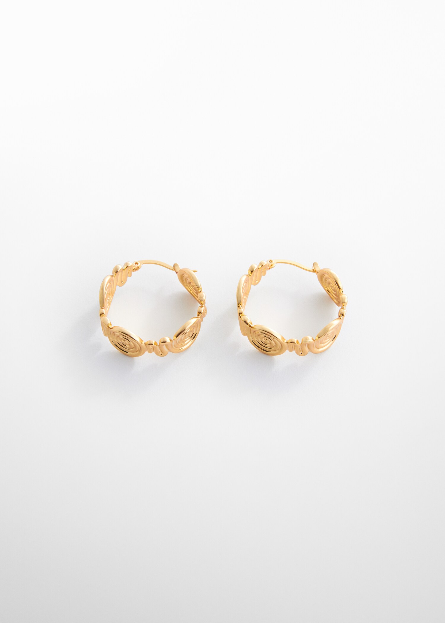 Spiral hoop earrings - สินค้าที่ไม่มีแบบ