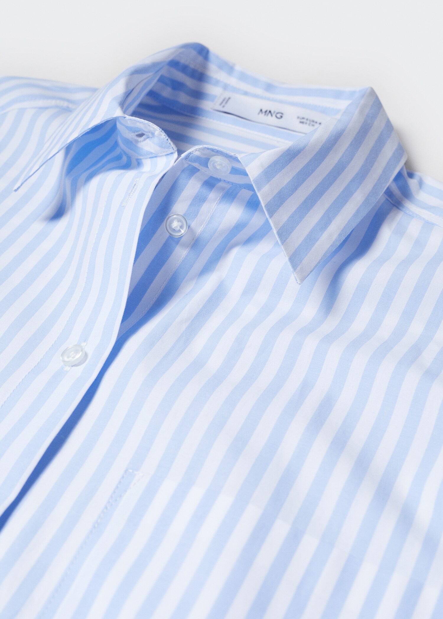 Oversize striped shirt - Details of the article 8