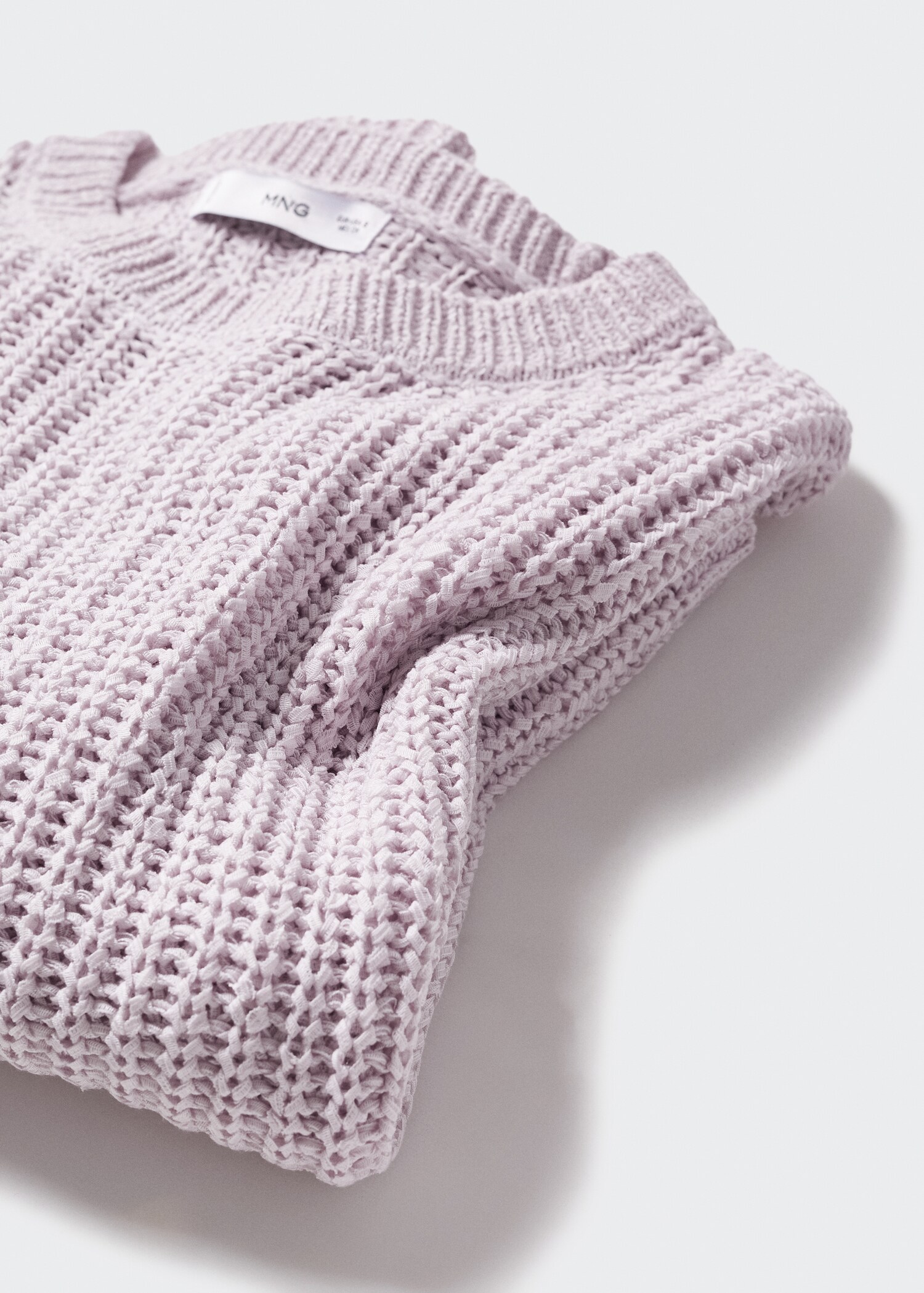 Round-neck knitted sweater  - Details of the article 8