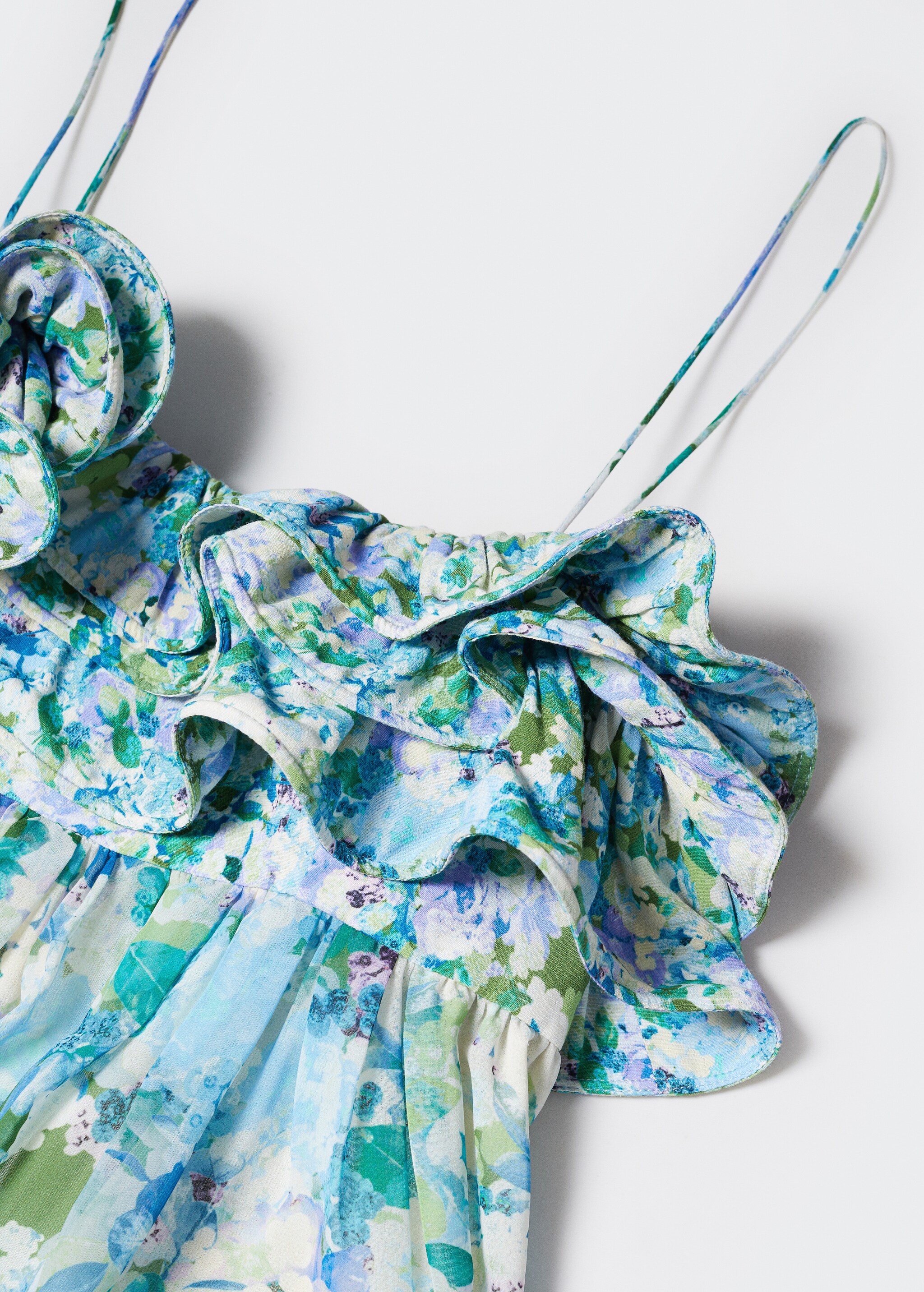 Floral ruffled dress - Details of the article 8