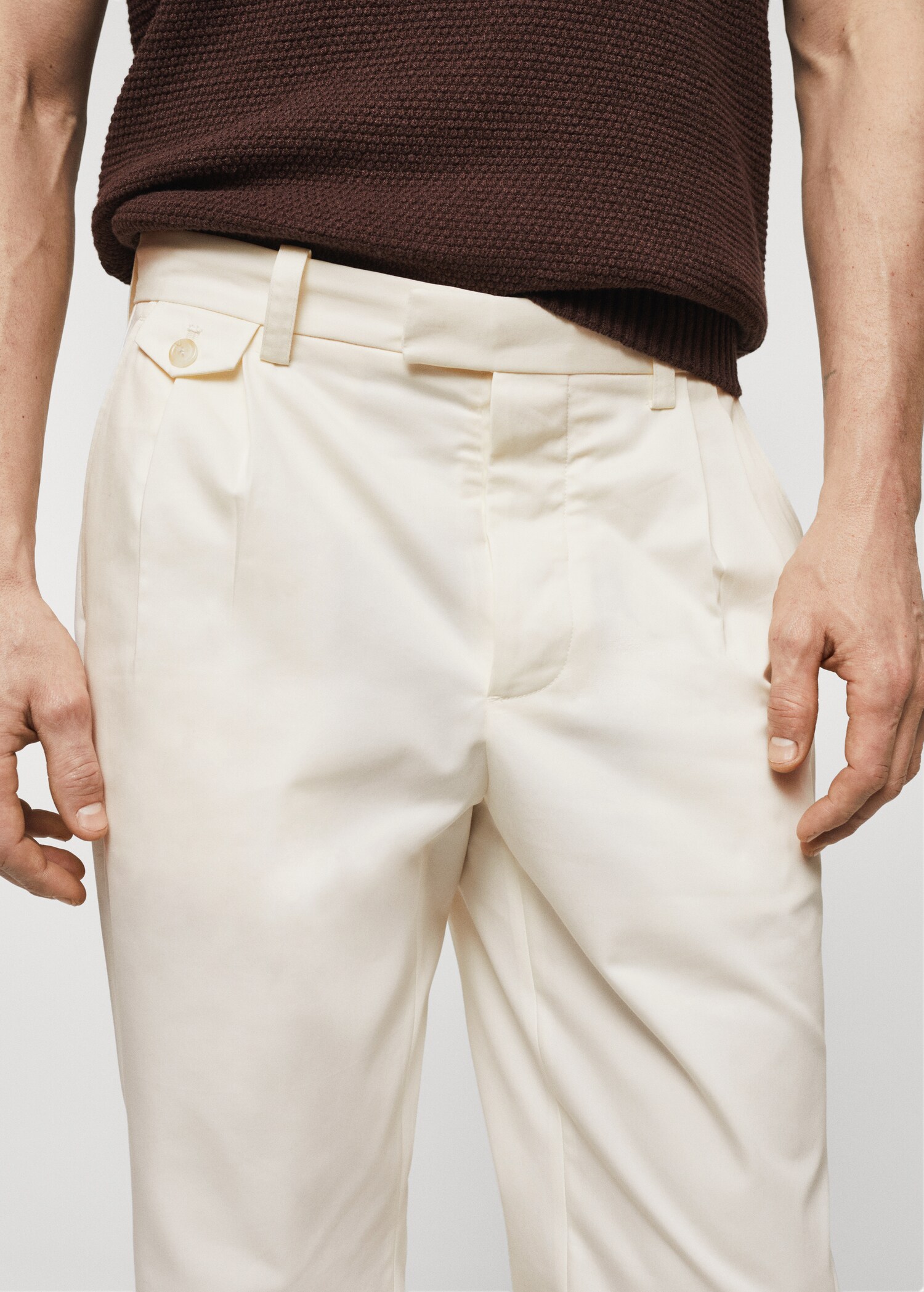 Cotton pleated trousers - Rincian barang 1