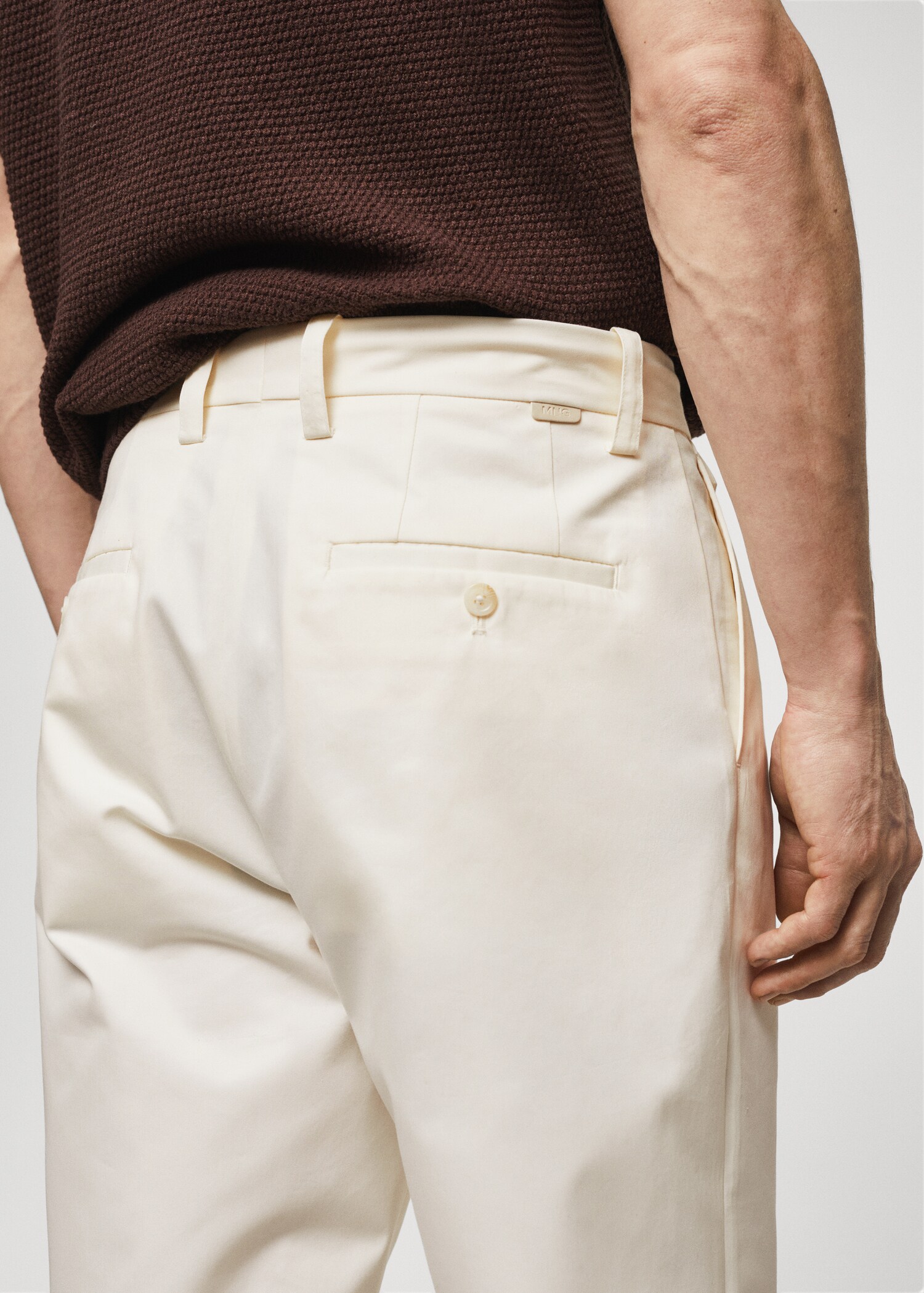 Cotton pleated trousers - Rincian barang 2
