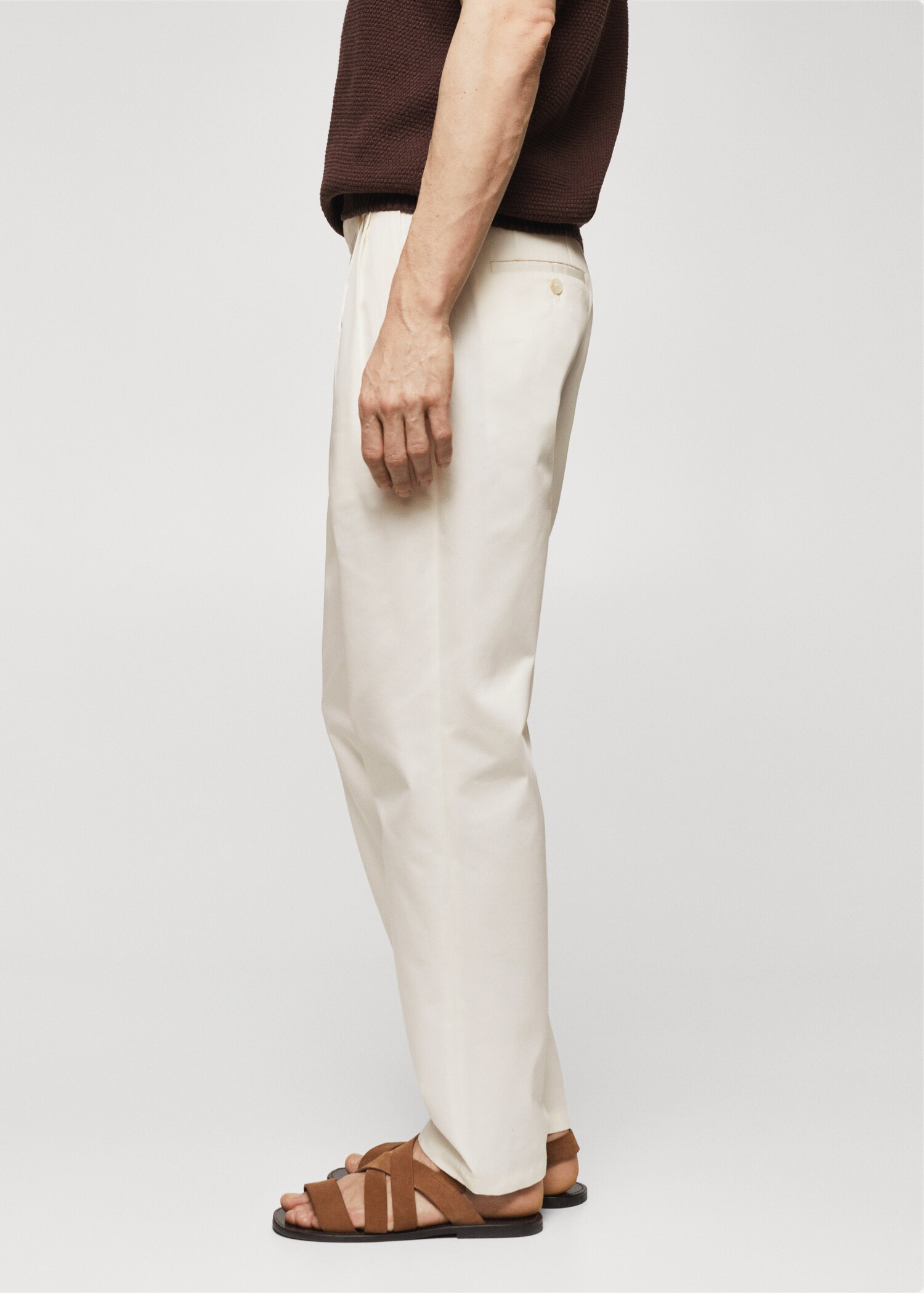 Cotton pleated trousers - Rincian barang 4