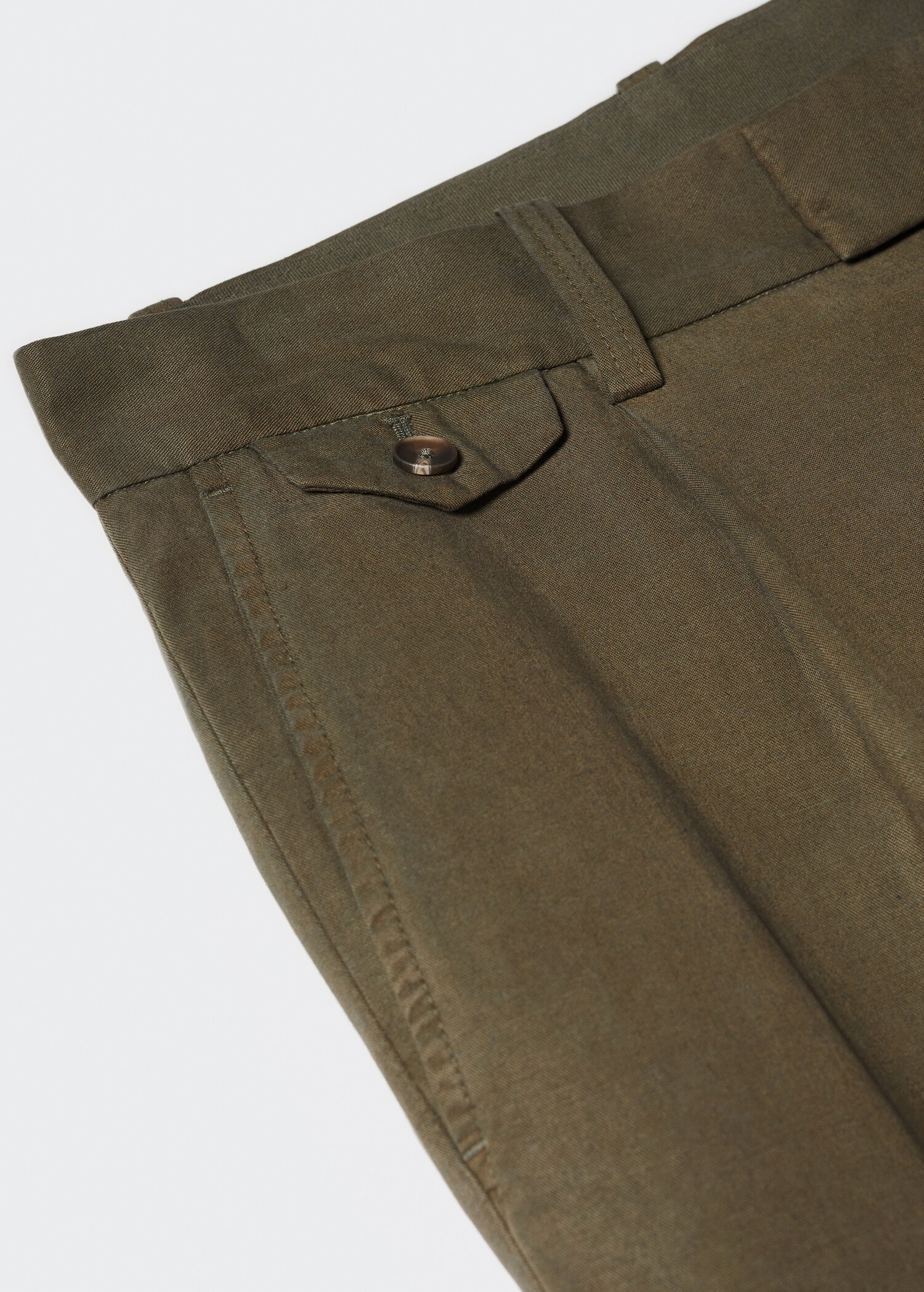 Tapered-fit pleated pants - Details of the article 8