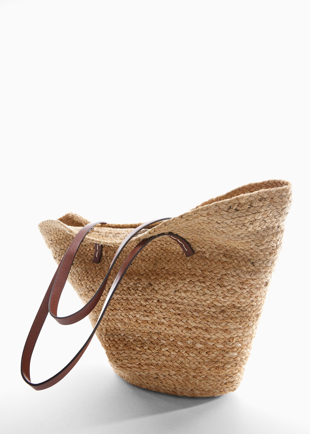 Jute basket bag Women MANGO Montenegro