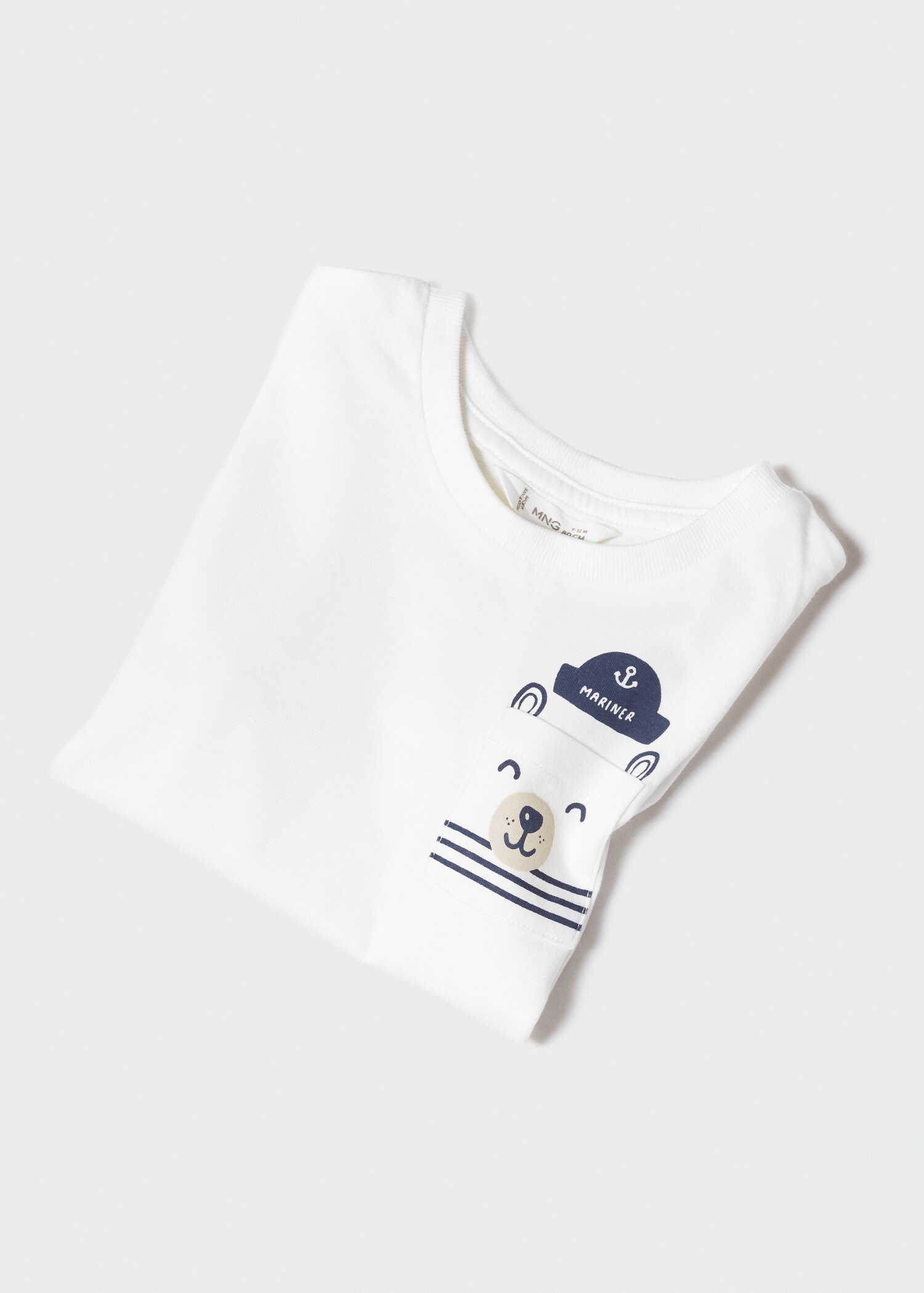 Tricou din bumbac cu desen - Detaliu al articolului 0