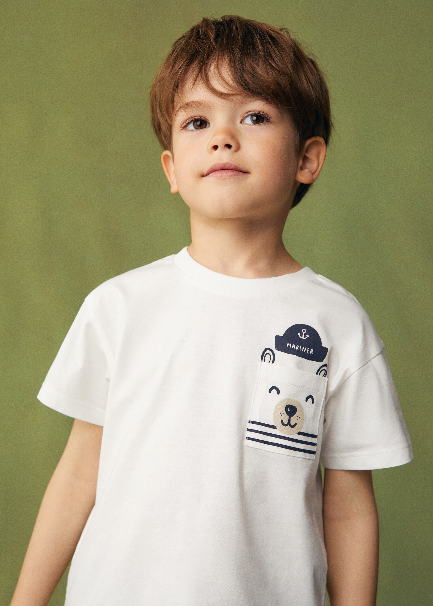 Tricou din bumbac cu desen - Detaliu al articolului 1