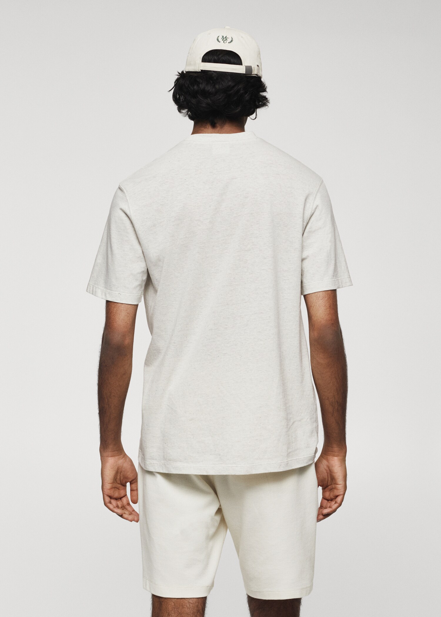 100% cotton printed t-shirt - Reverse of the article