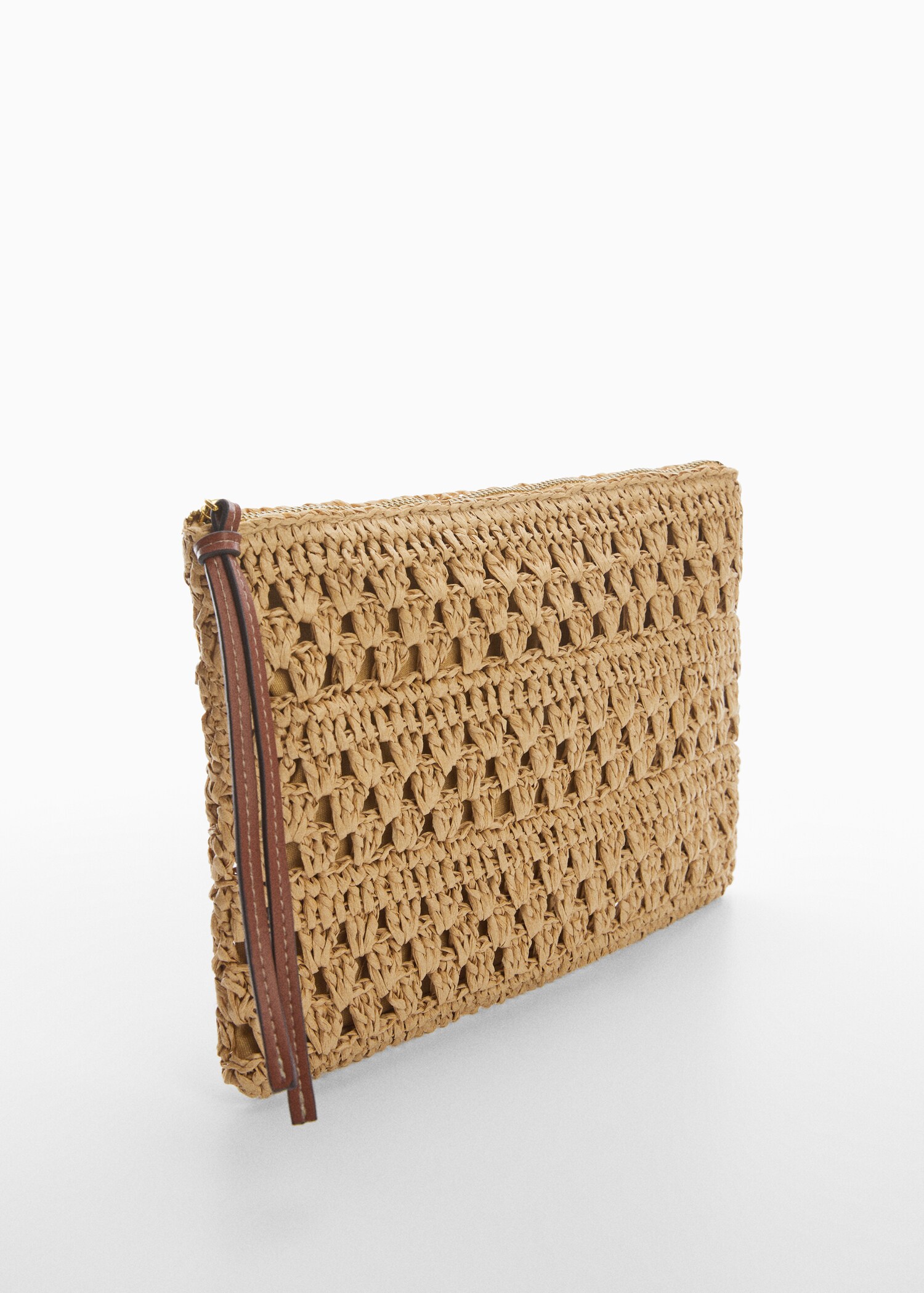 Sac porté main fibre naturelle - Plan moyen