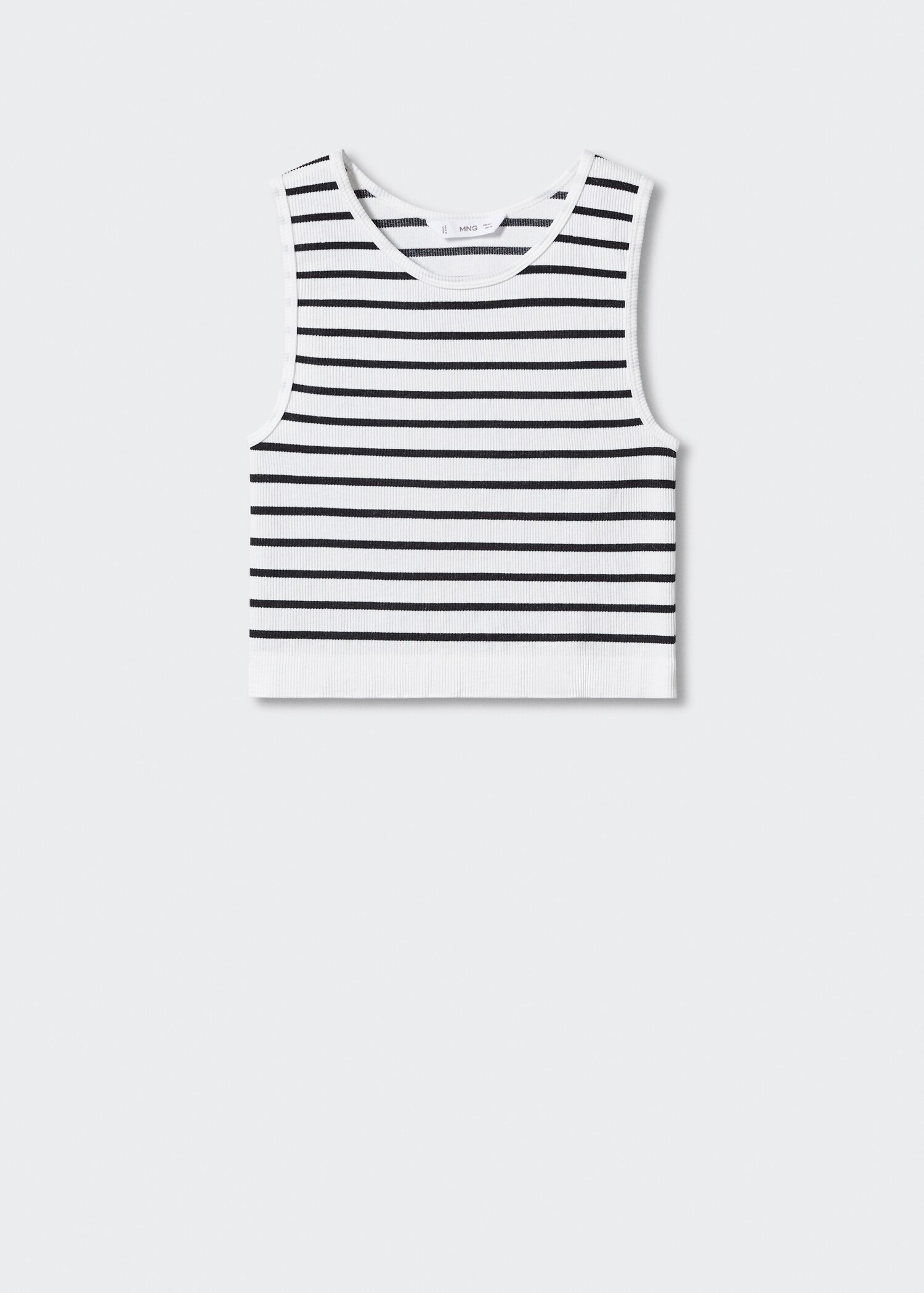 Striped crop top - Article without model