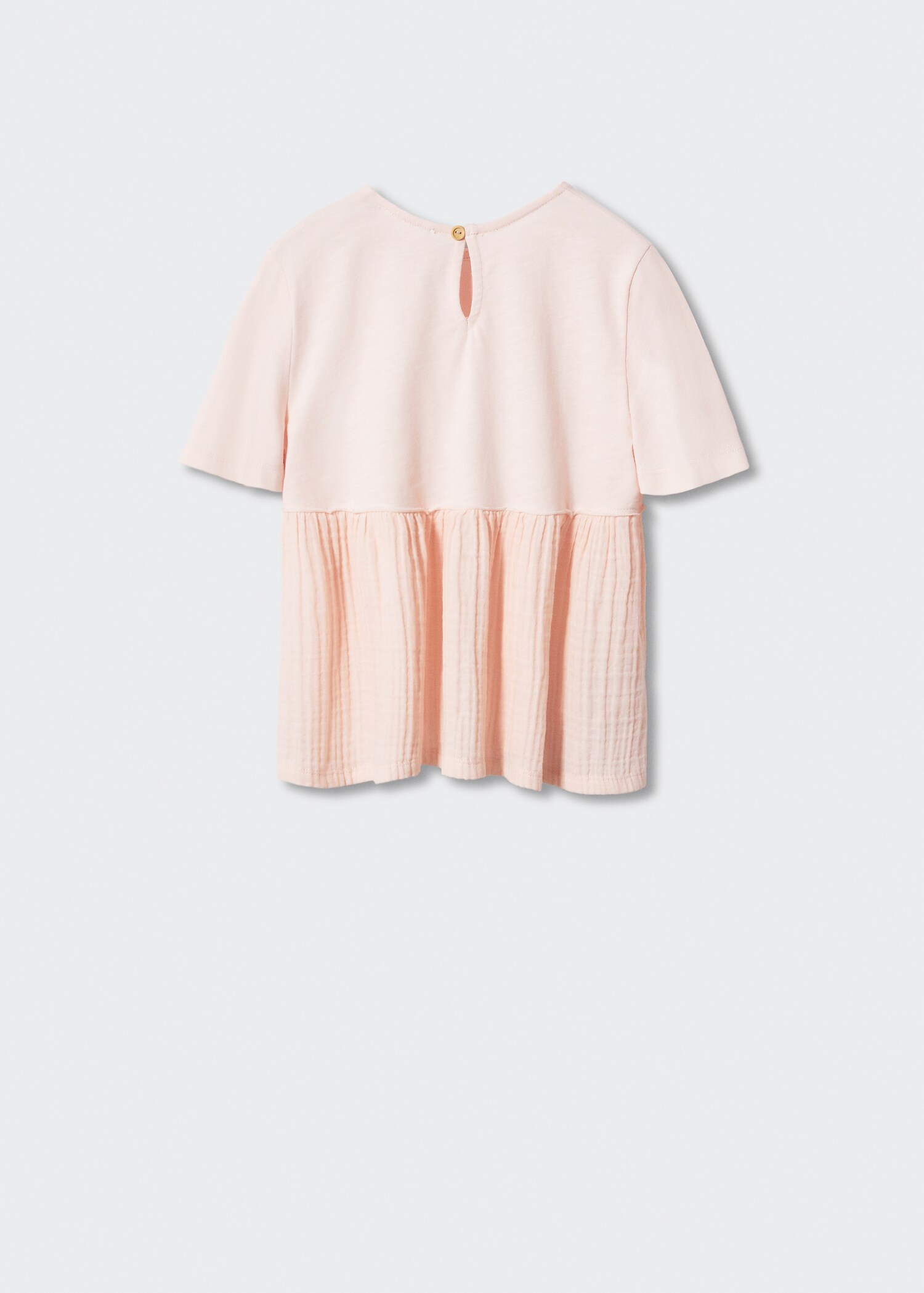 Pleated detail T-shirt - Reverse of the article