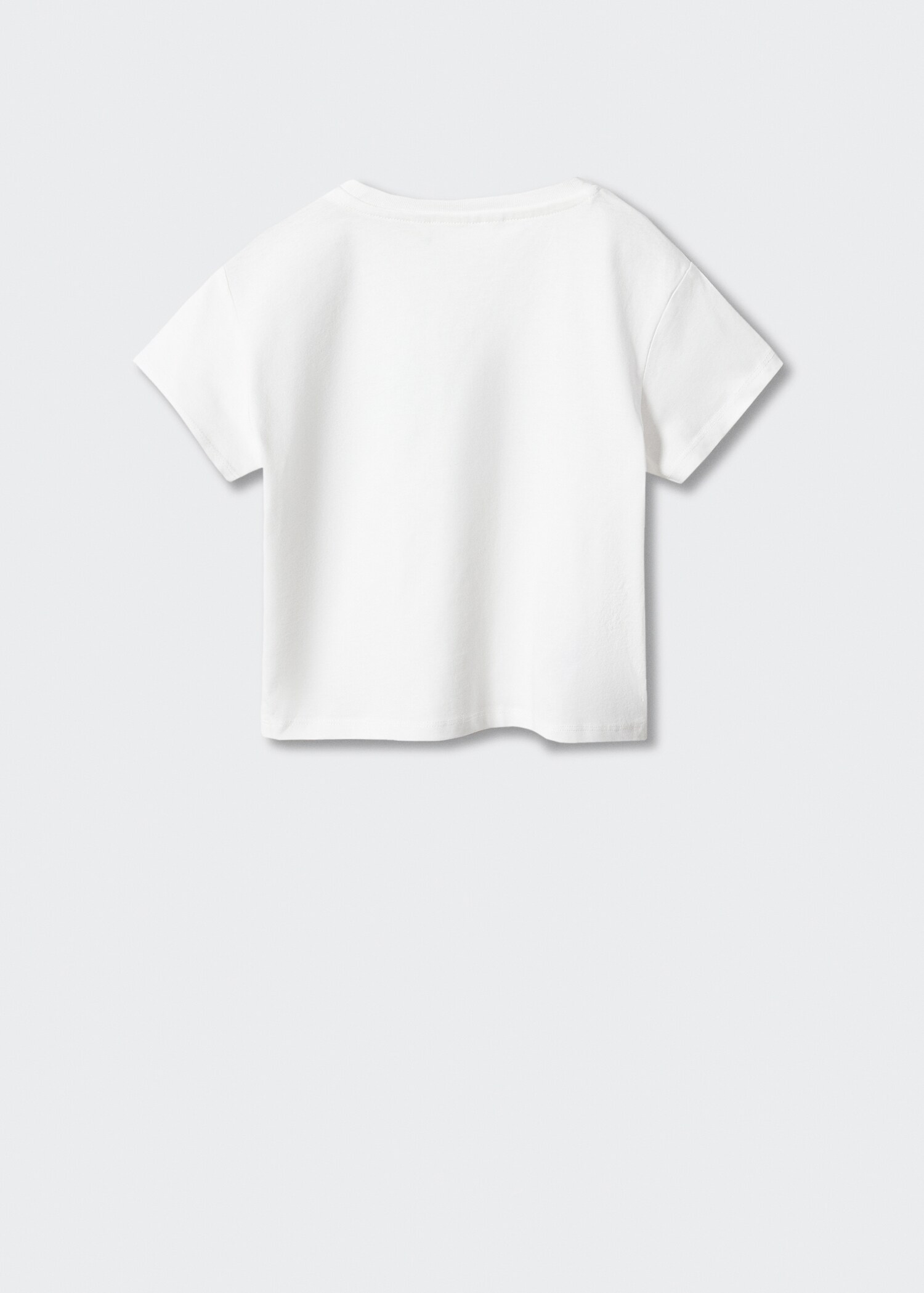 Printed cotton-blend T-shirt - Reverse of the article