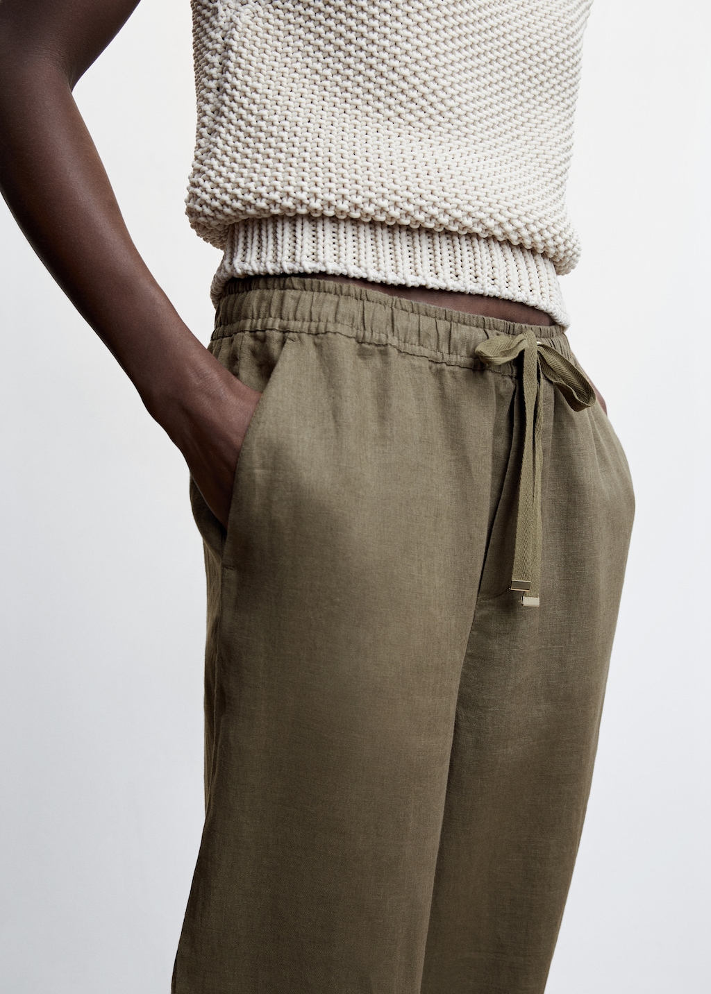 100 linen trousers