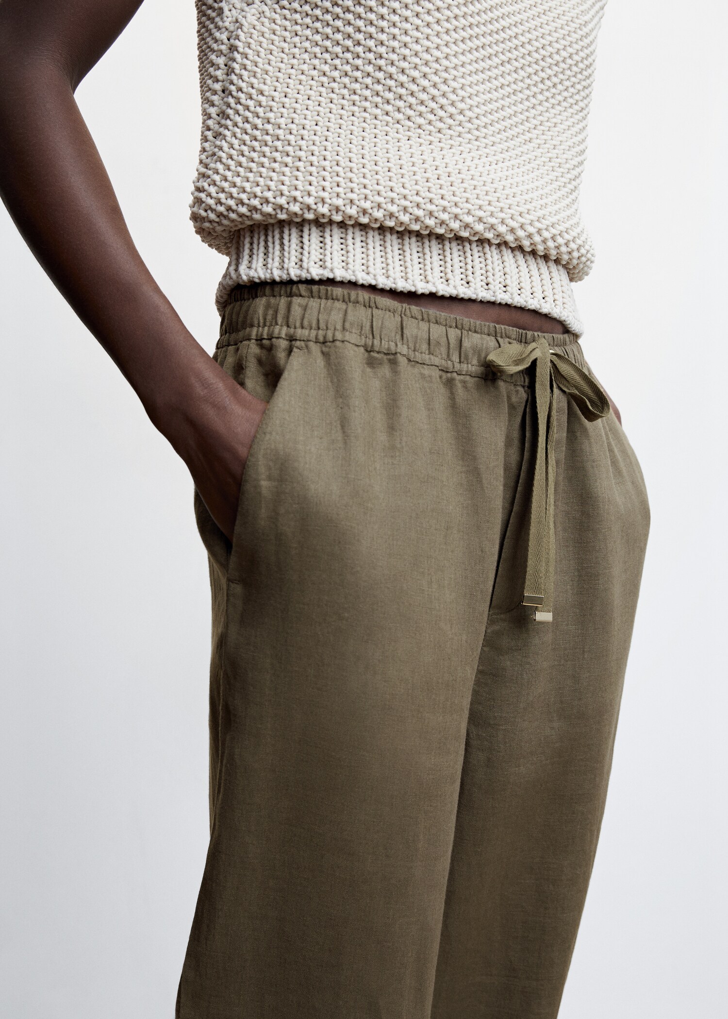 Pantalón 100% lino - Detalle del artículo 6