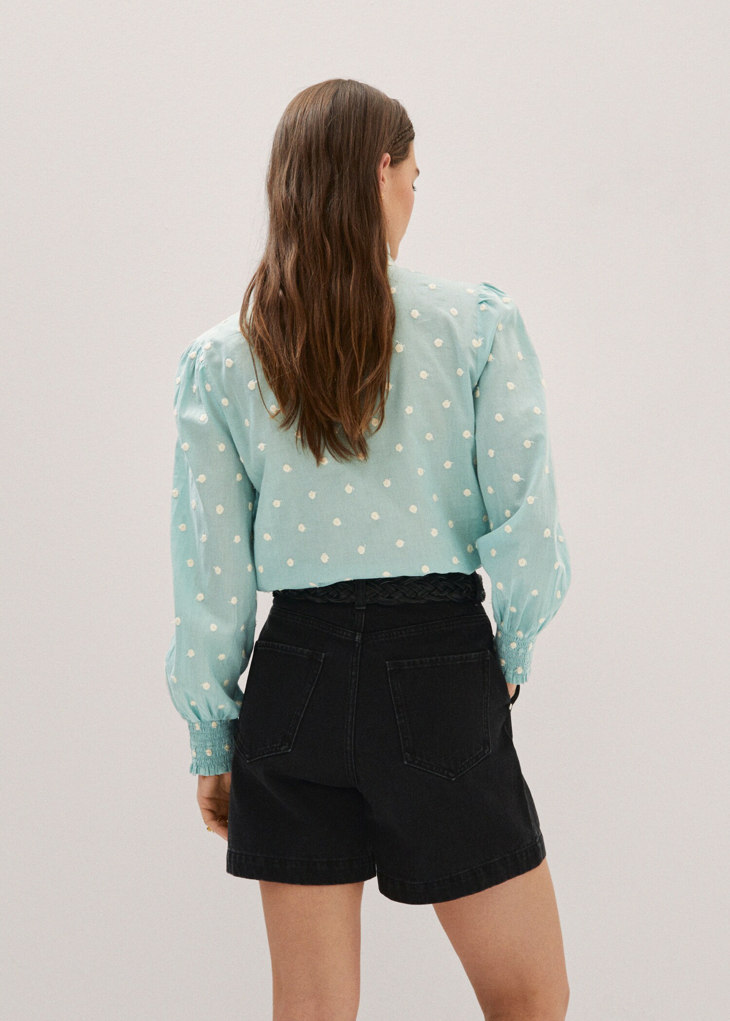 Blusa plumeti volantes - Reverso del artículo