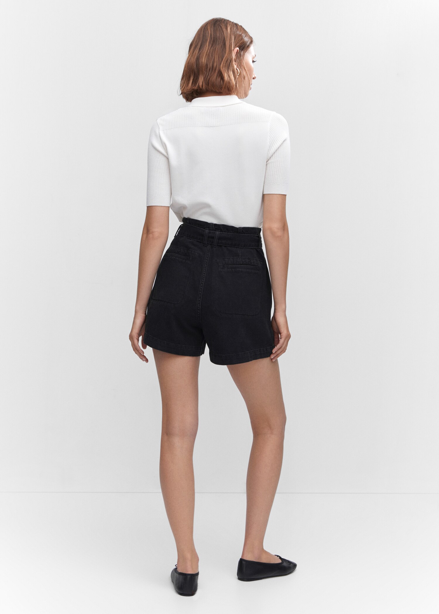 Short jean paperbag - Verso de l’article