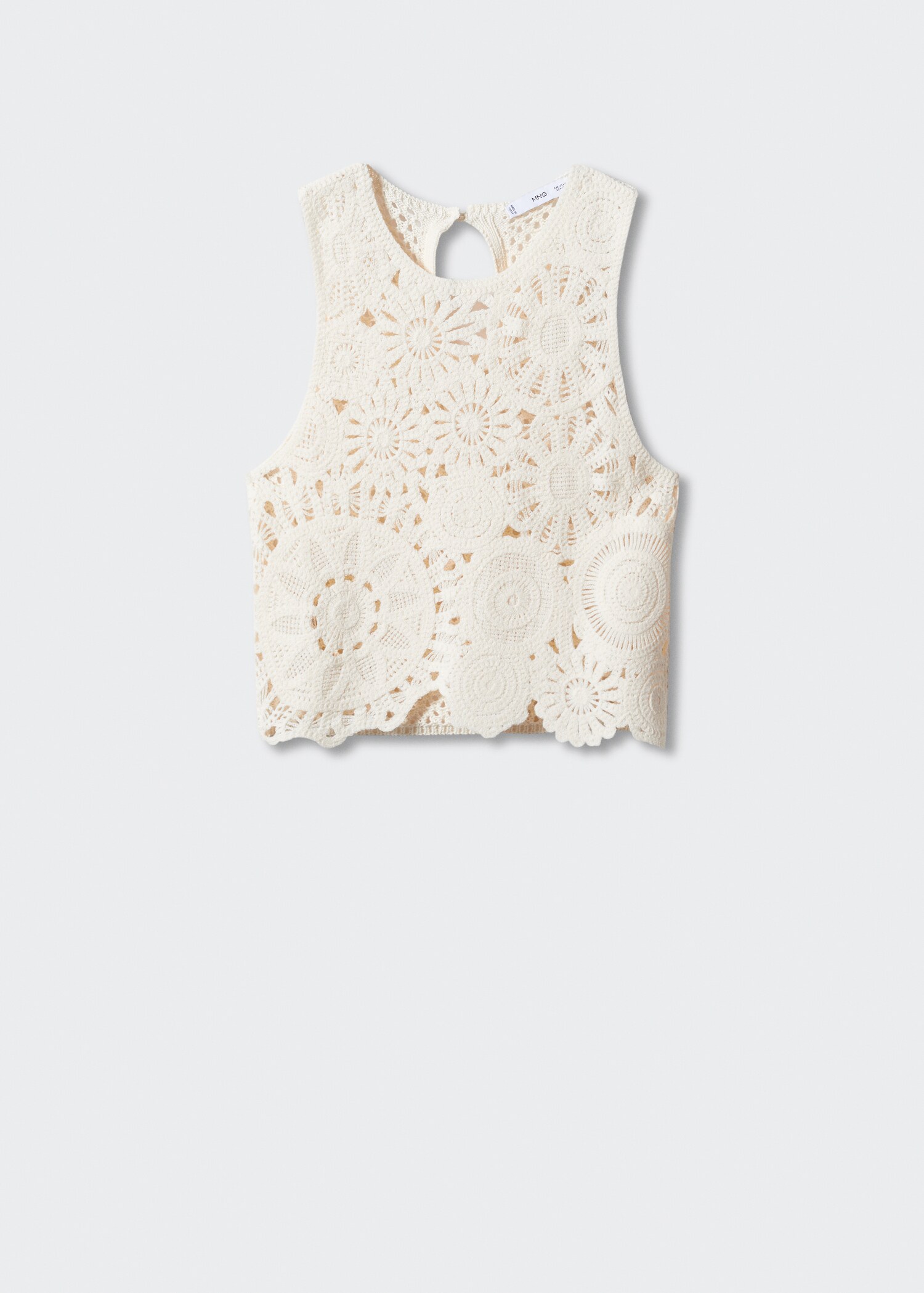 Crop top crochet - Article sans modèle