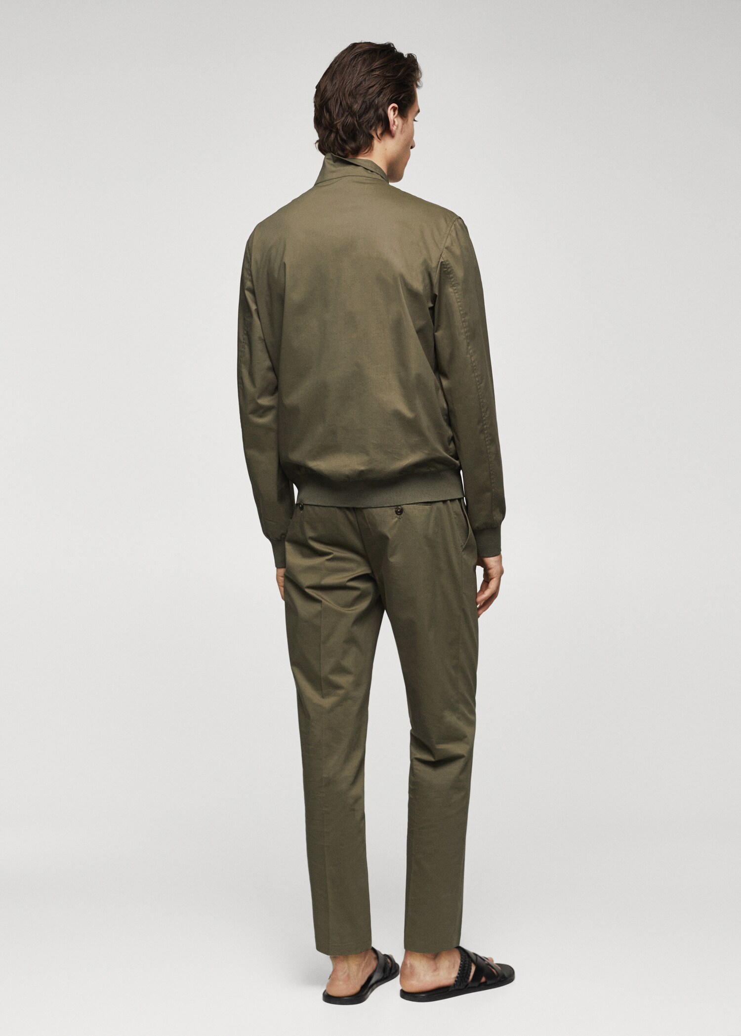 Lightweight fabric bomber jacket - Reverse of the article
