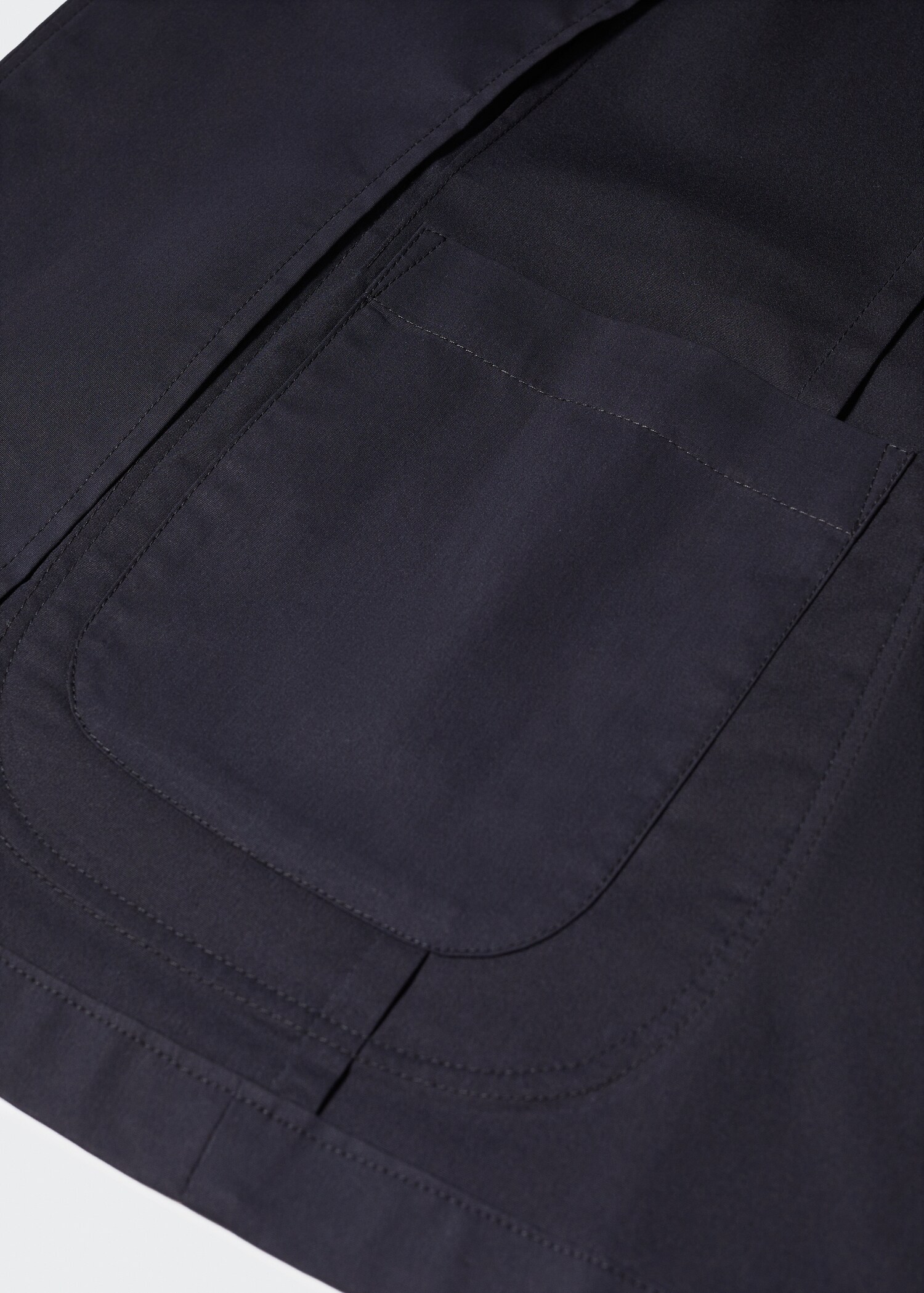 Sacou de costum slim fit din bumbac - Detaliu al articolului 0