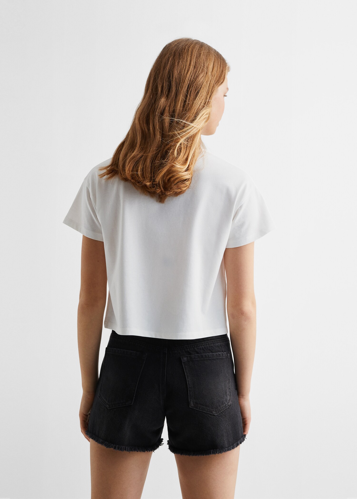 Tricou din bumbac imprimat - Spatele articolului