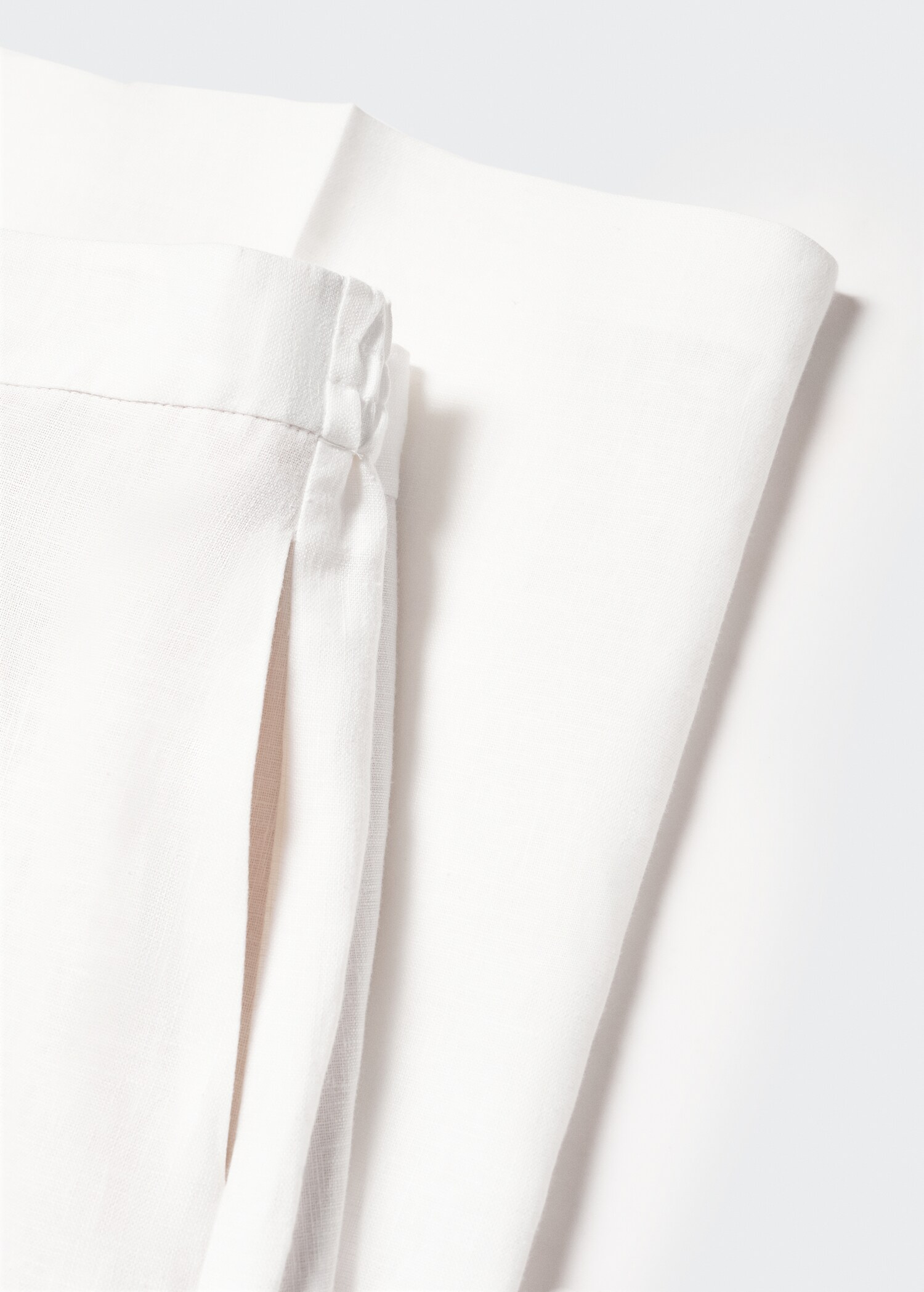 100% linen culotte pants  - Details of the article 8